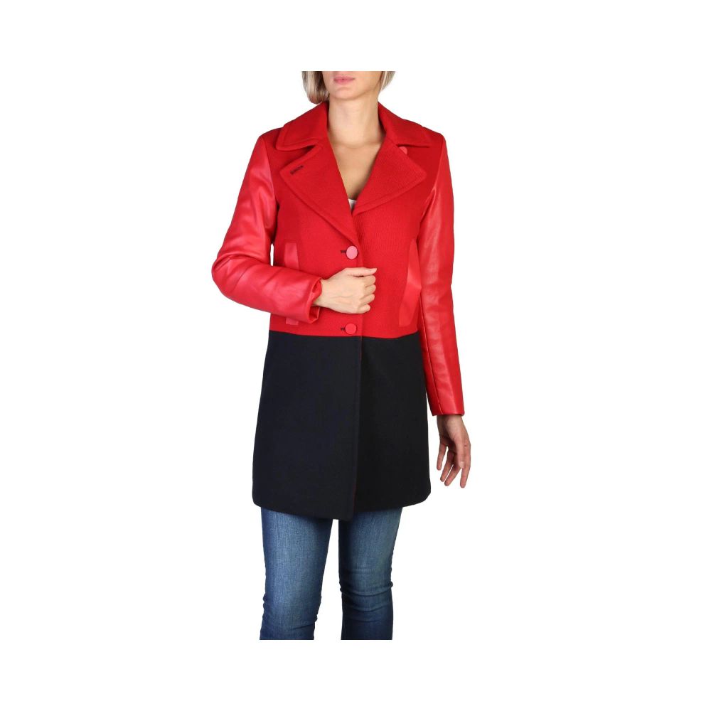 Armani Exchange Red Wool Coat