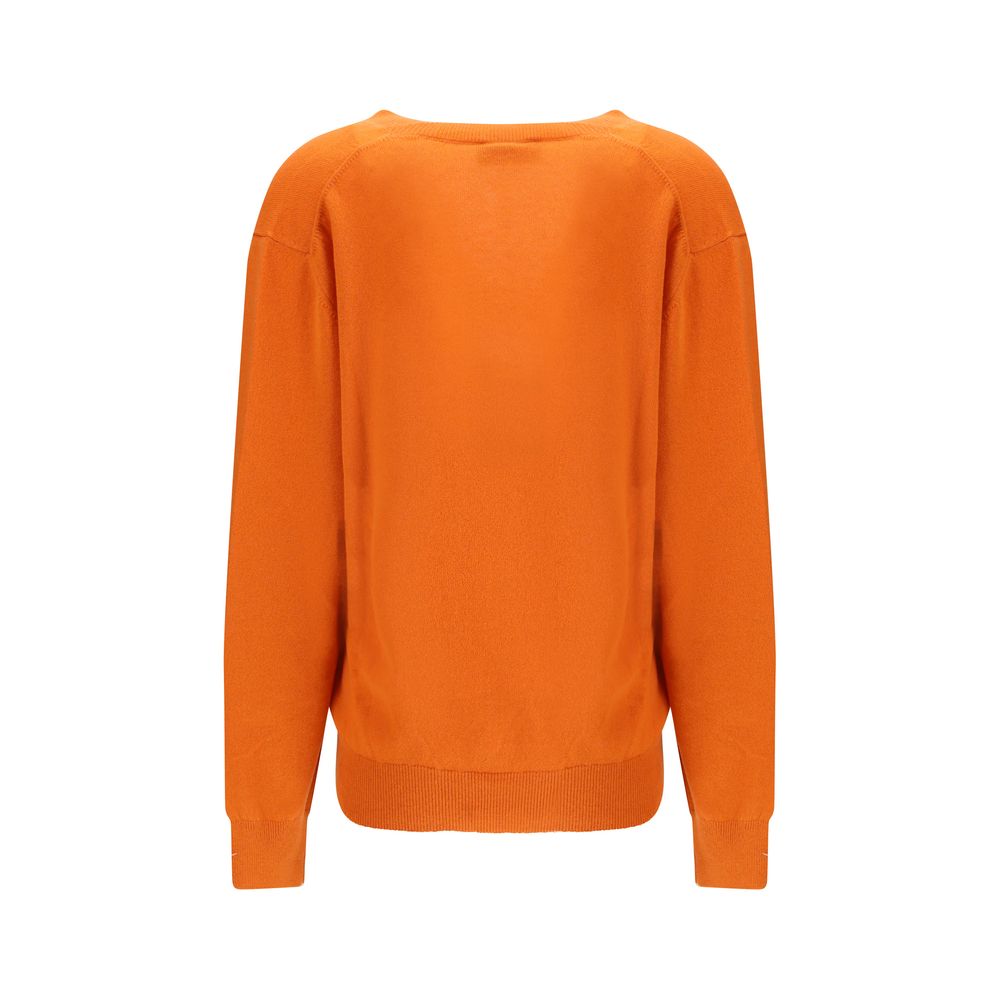 Fendi Orange Cashmere Sweatshirt