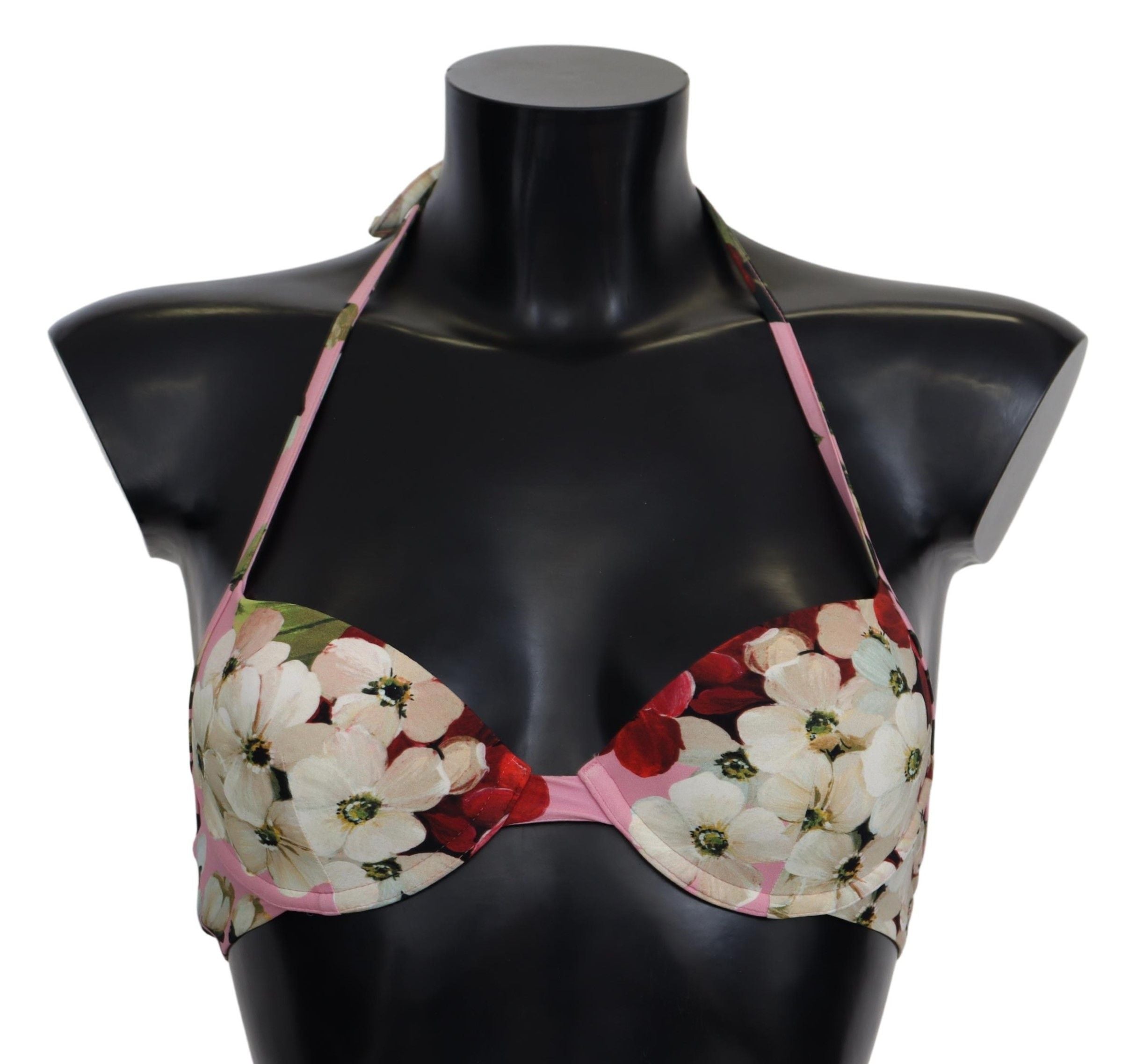 Dolce & Gabbana Floral Elegance Swimwear Top