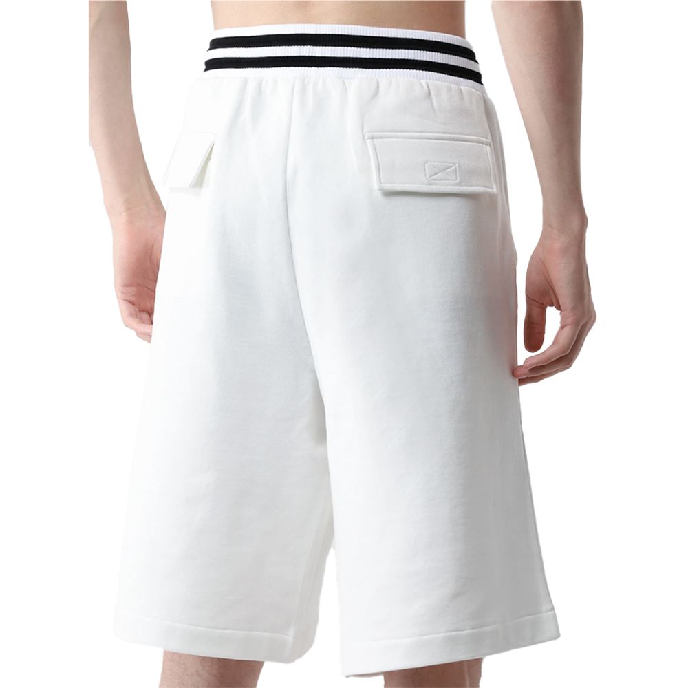 Dolce & Gabbana White Cotton Men Bermuda Short