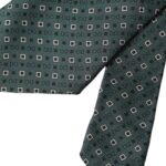 Dolce & Gabbana Green Silk Branded Logo Adjustable Men Tie