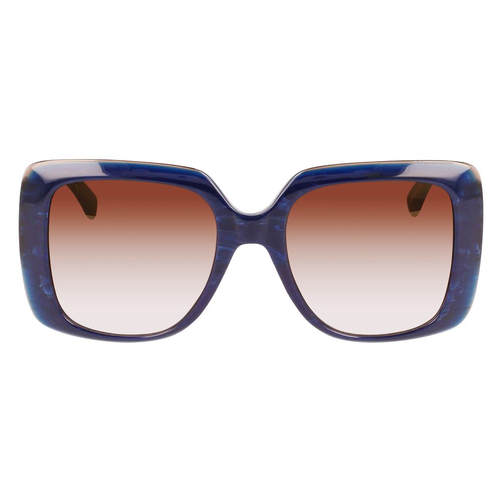 Longchamp Blue Haircalf Sunglasses