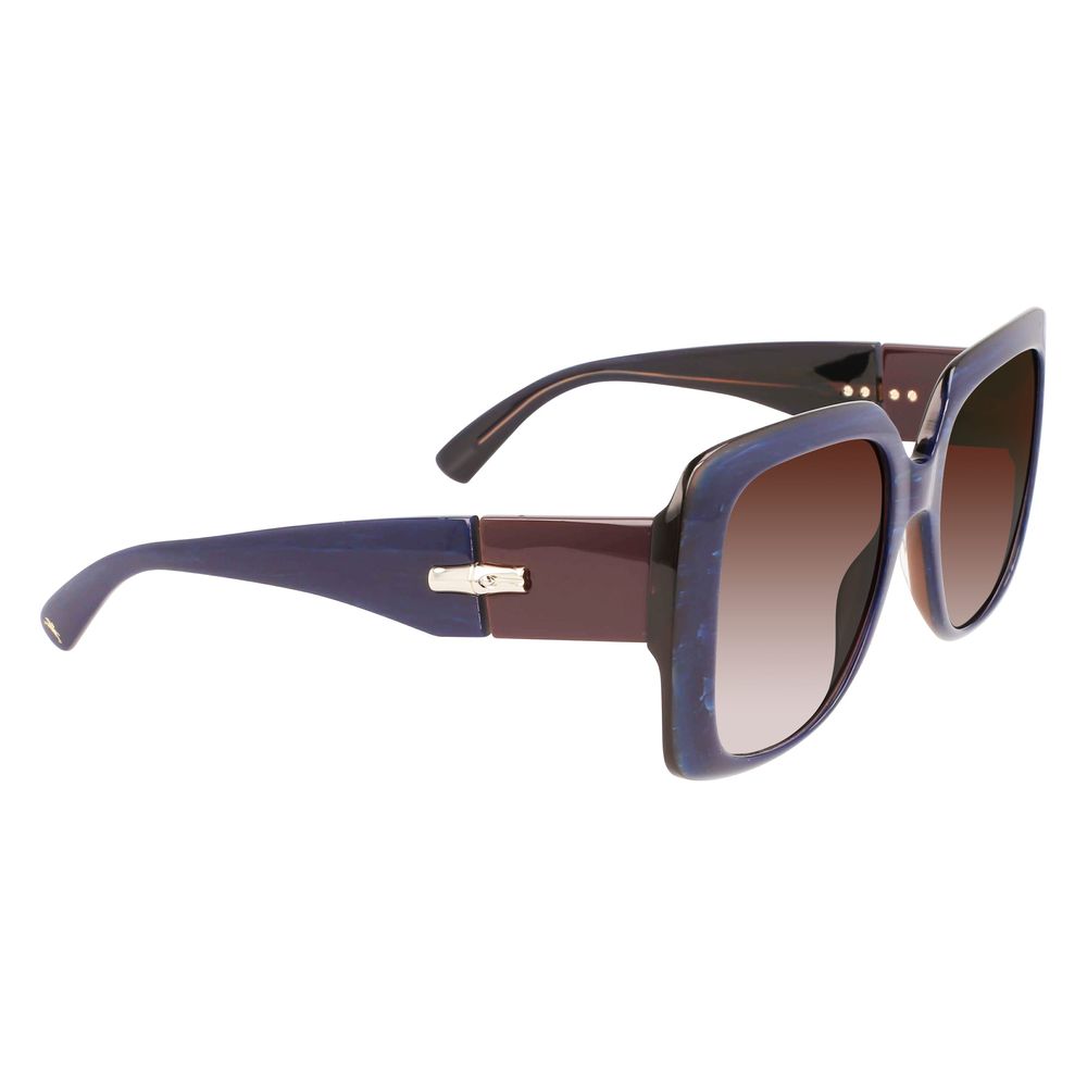 Longchamp Blue Haircalf Sunglasses