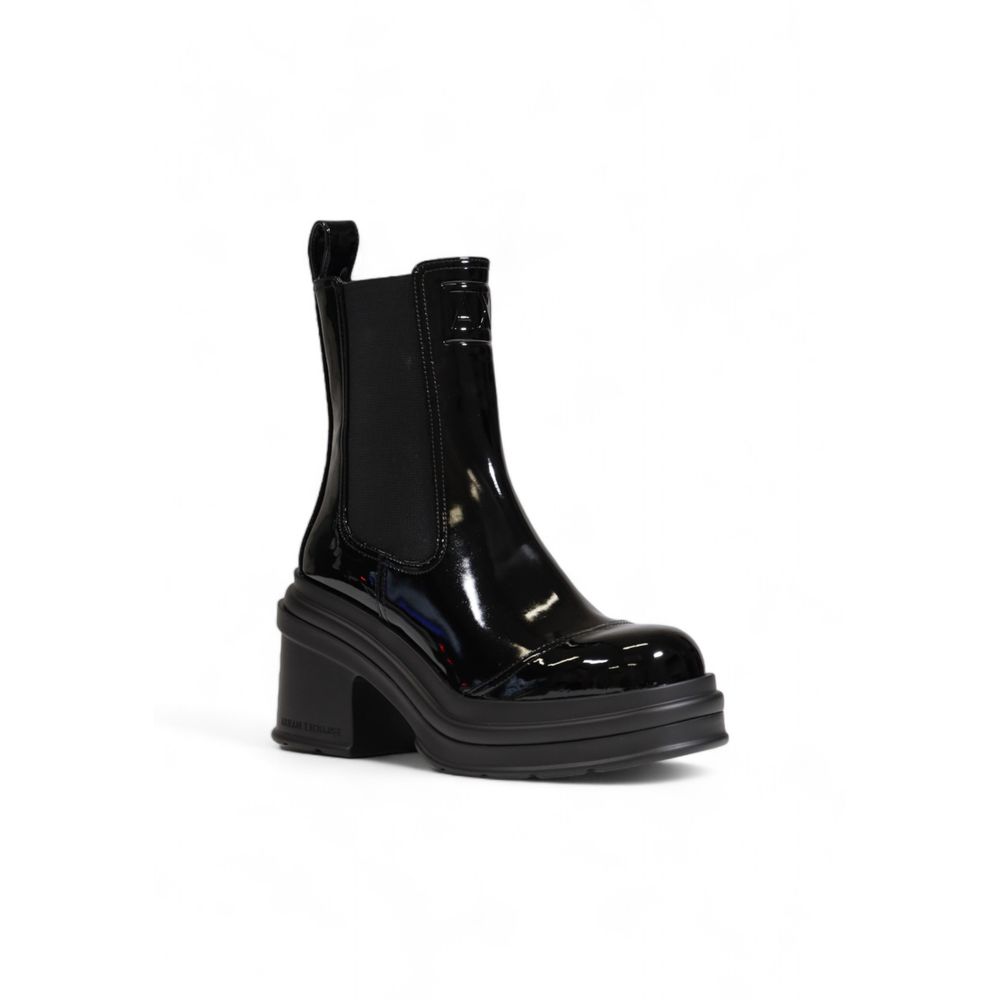 Armani Exchange Black Polyester Ankle