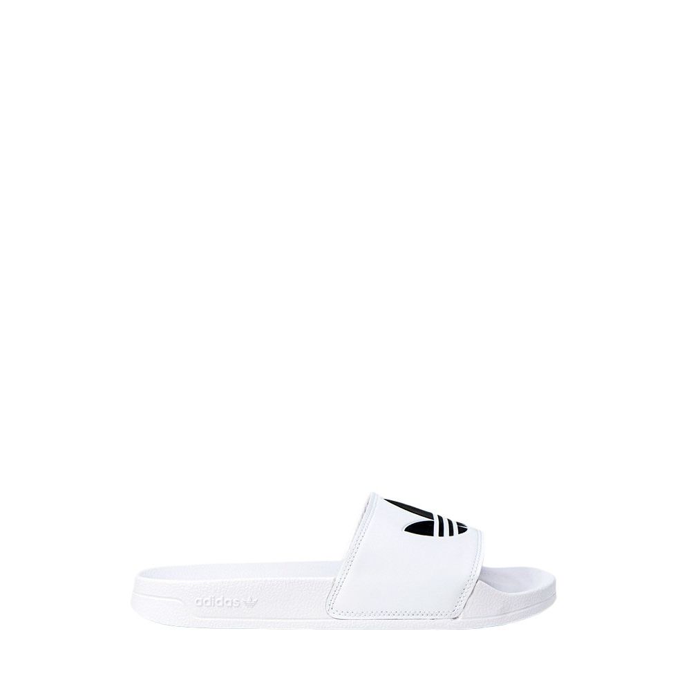 Adidas White Polyester Slipper