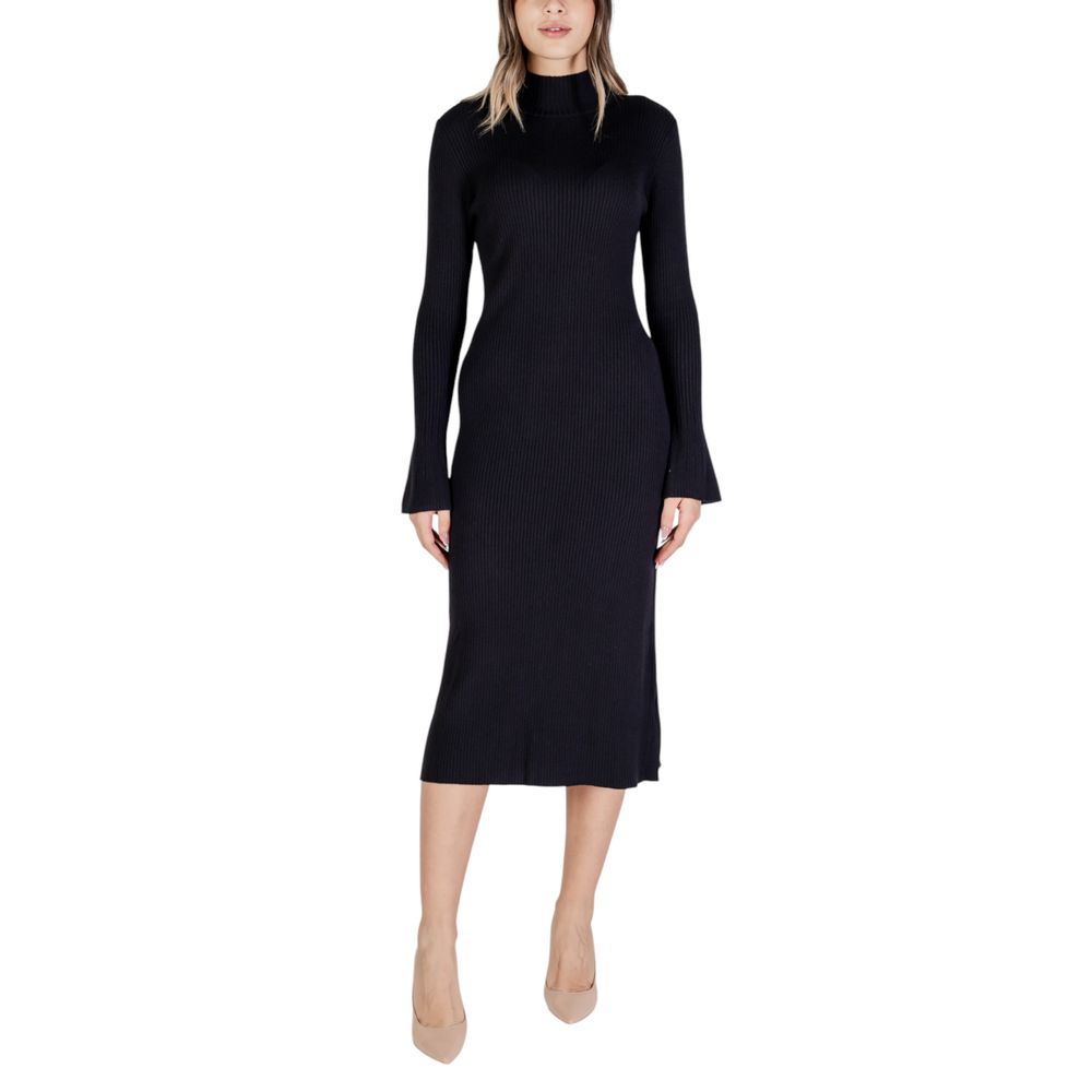 Sandro Ferrone Black Viscose Long