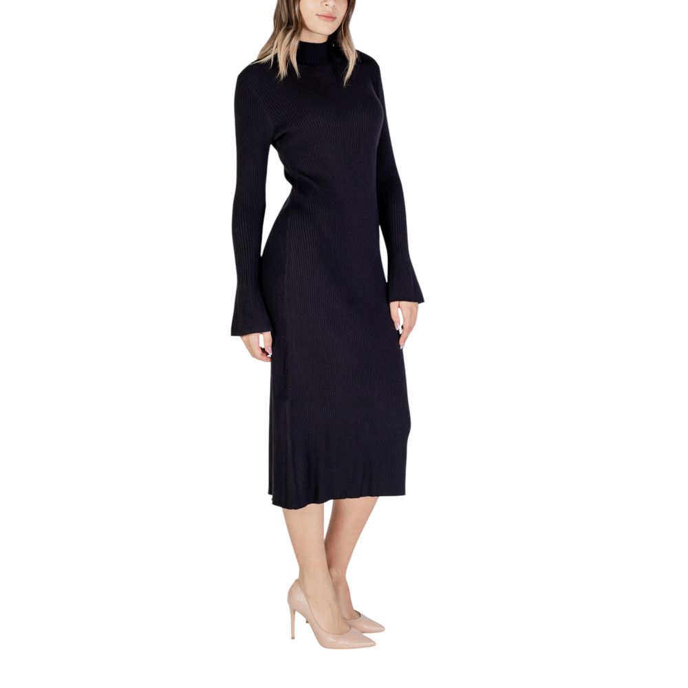 Sandro Ferrone Black Viscose Long