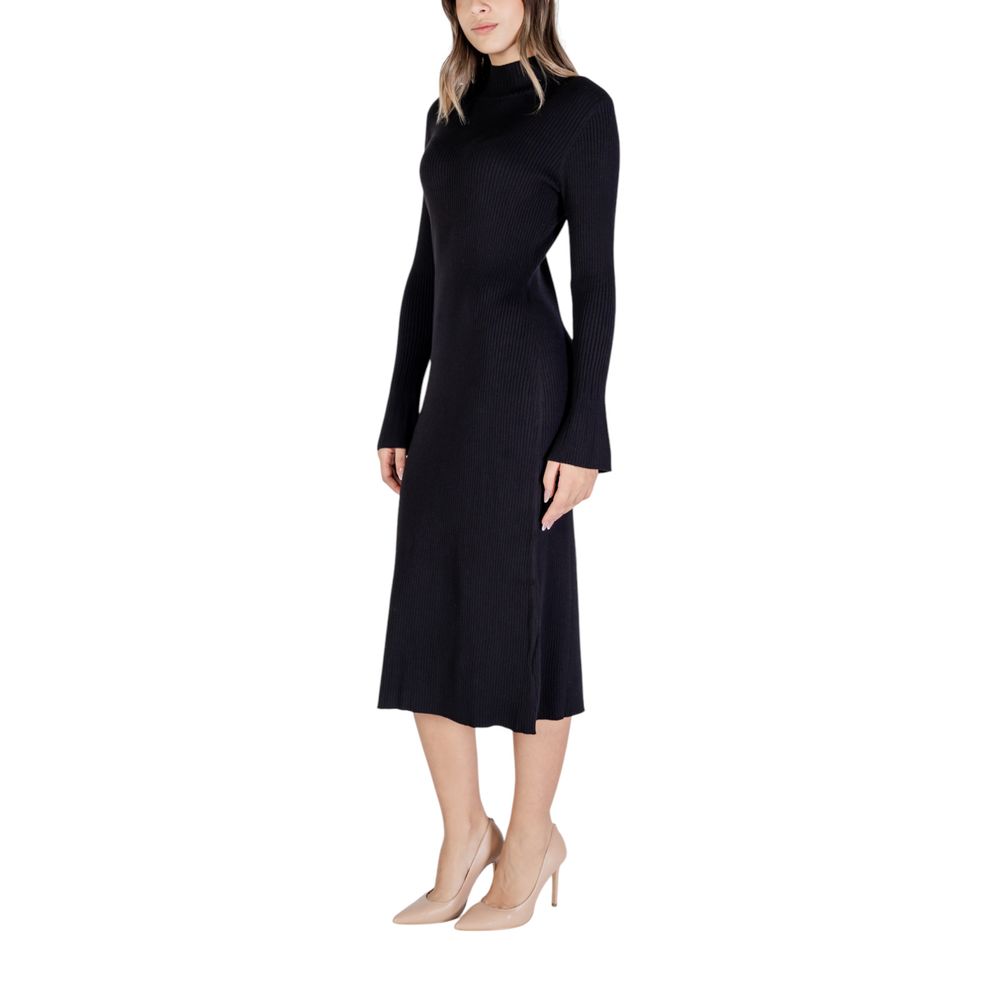 Sandro Ferrone Black Viscose Long