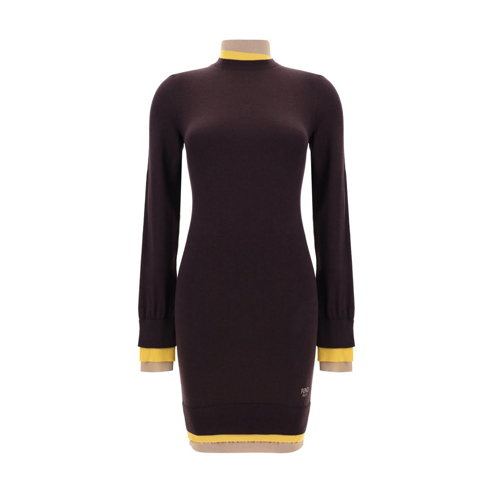 Fendi Turtleneck mini Dress