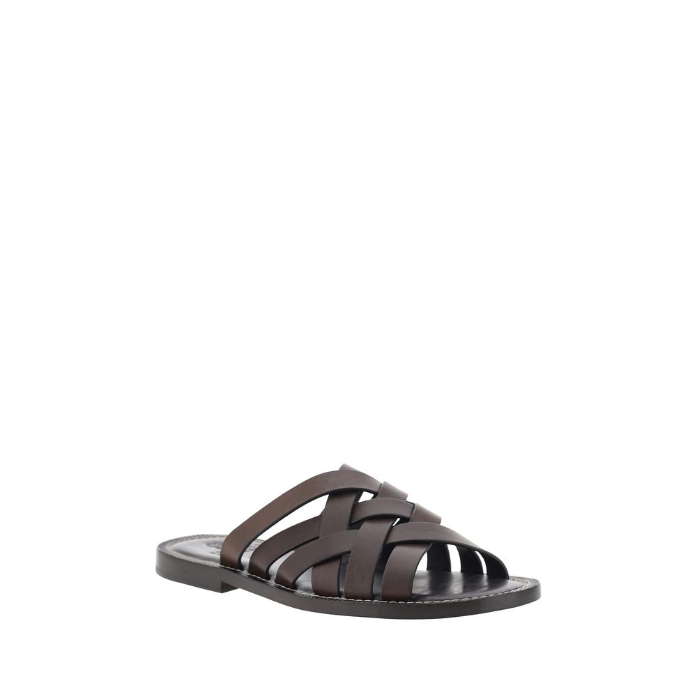 Brunello Cucinelli Leather Sandals