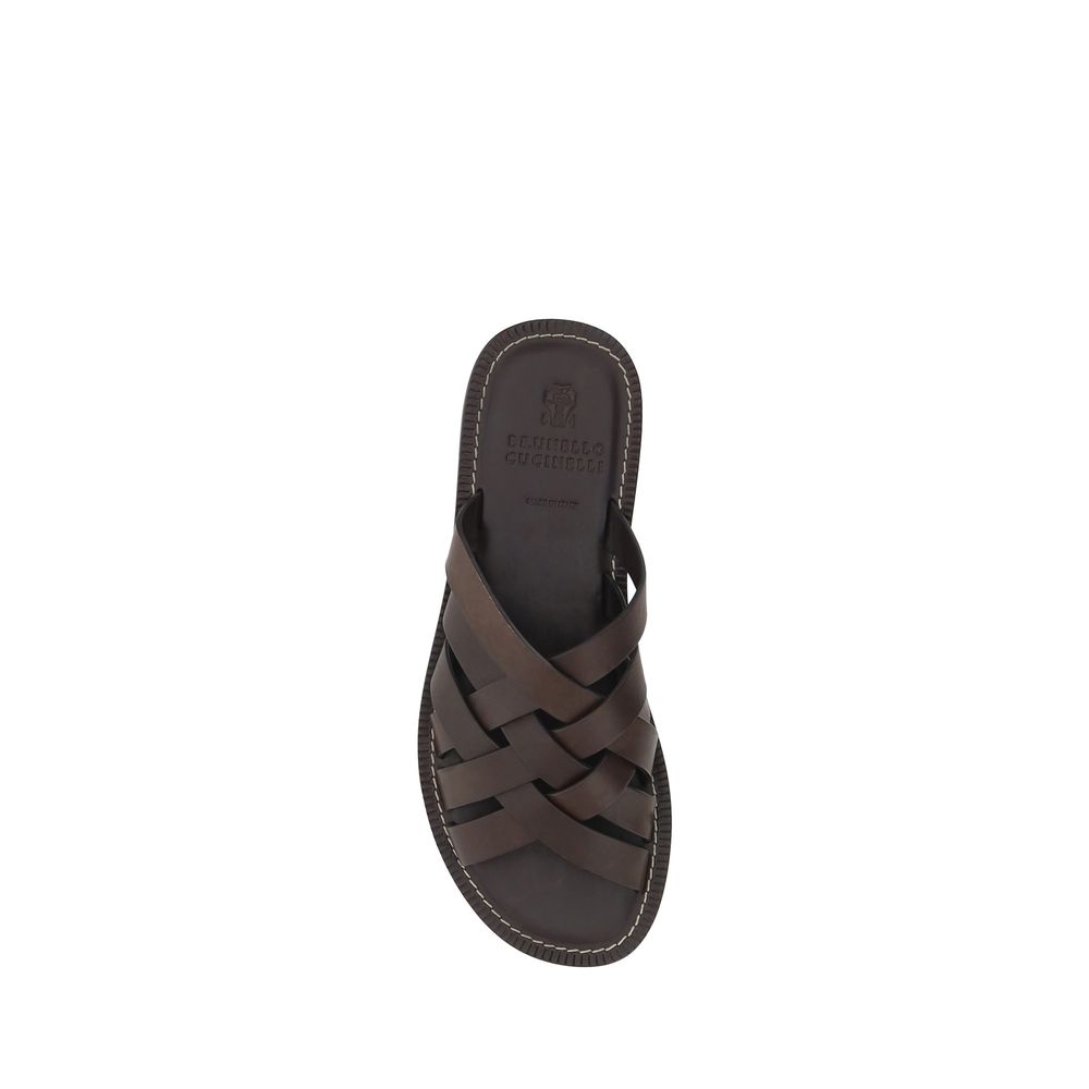 Brunello Cucinelli Leather Sandals