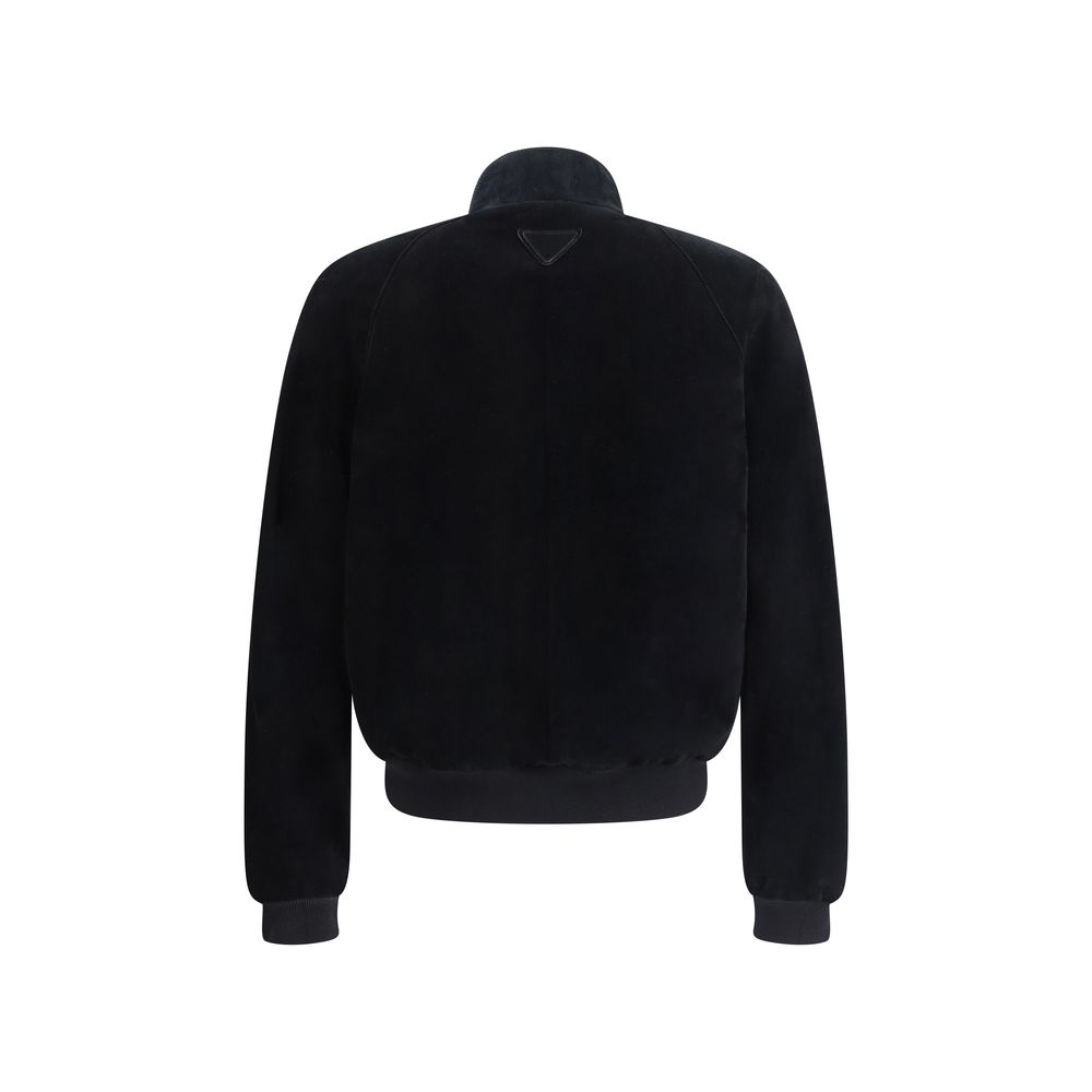 Prada Suede bomber Jacket