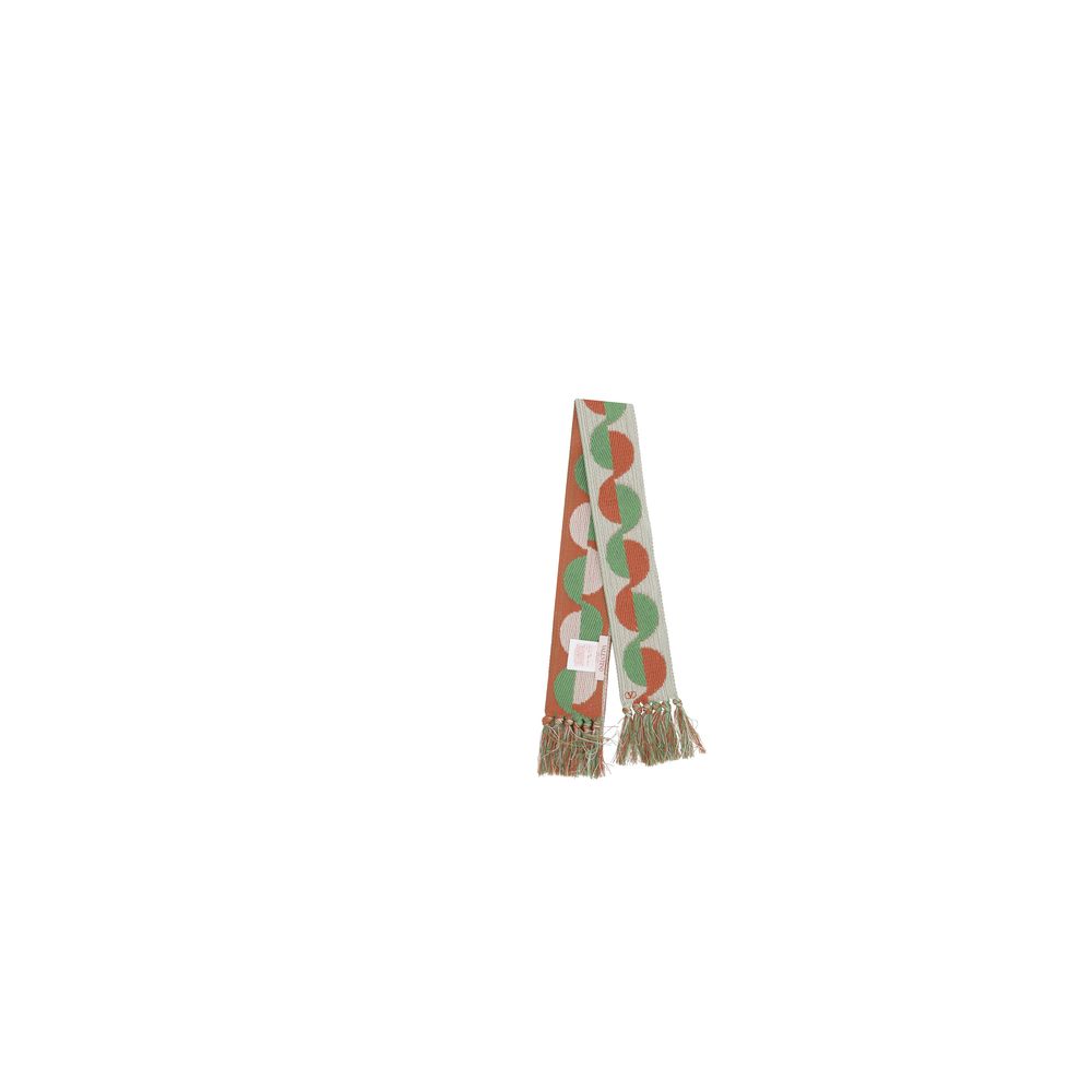 Valentino Garavani Geometric jacquard pattern Scarf