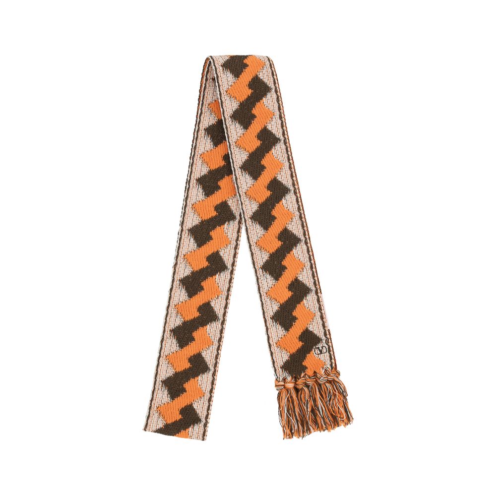 Valentino Garavani Geometric design Scarf