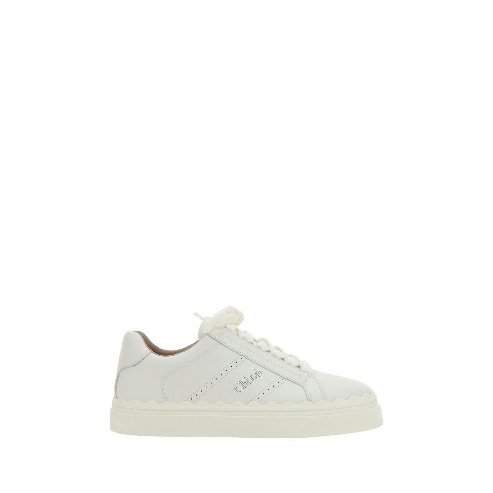 Chloé White Leather Sneakers