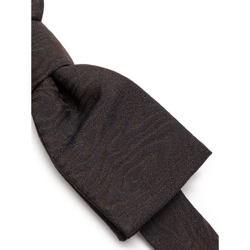 Dolce & Gabbana Brown Silk Bowty