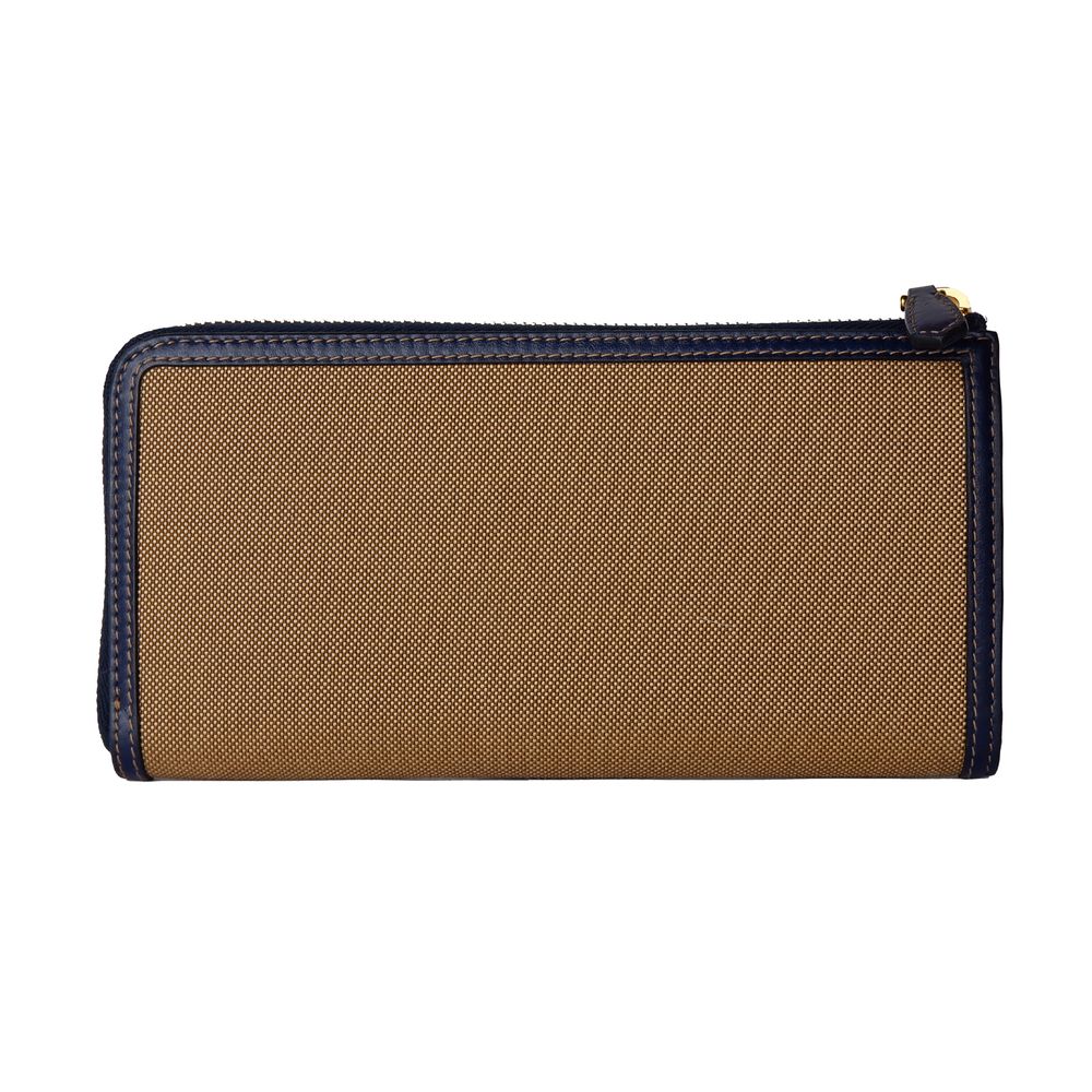 Prada Brown Canvas Women Wallet