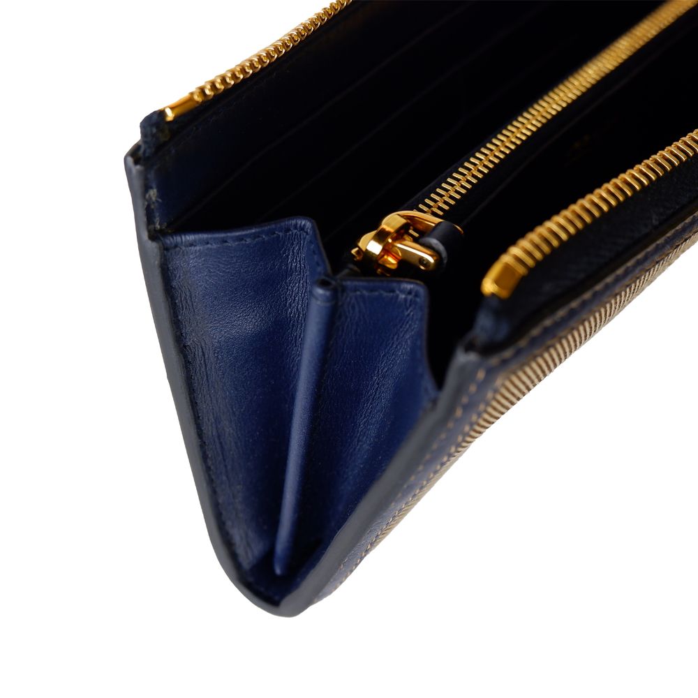 Prada Brown Canvas Women Wallet