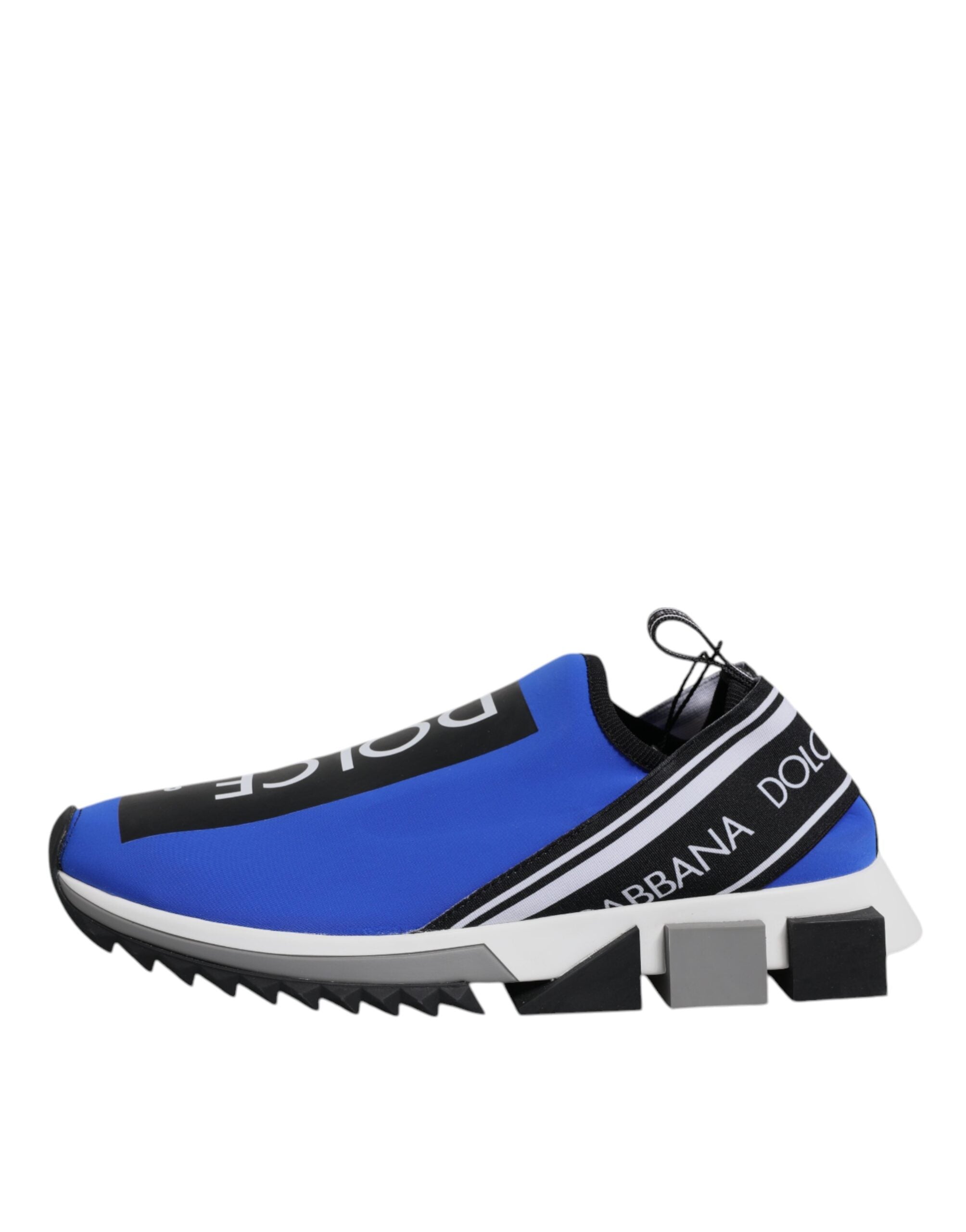 Dolce & Gabbana Blue Logo Low Top Sorrento Sneakers Shoes