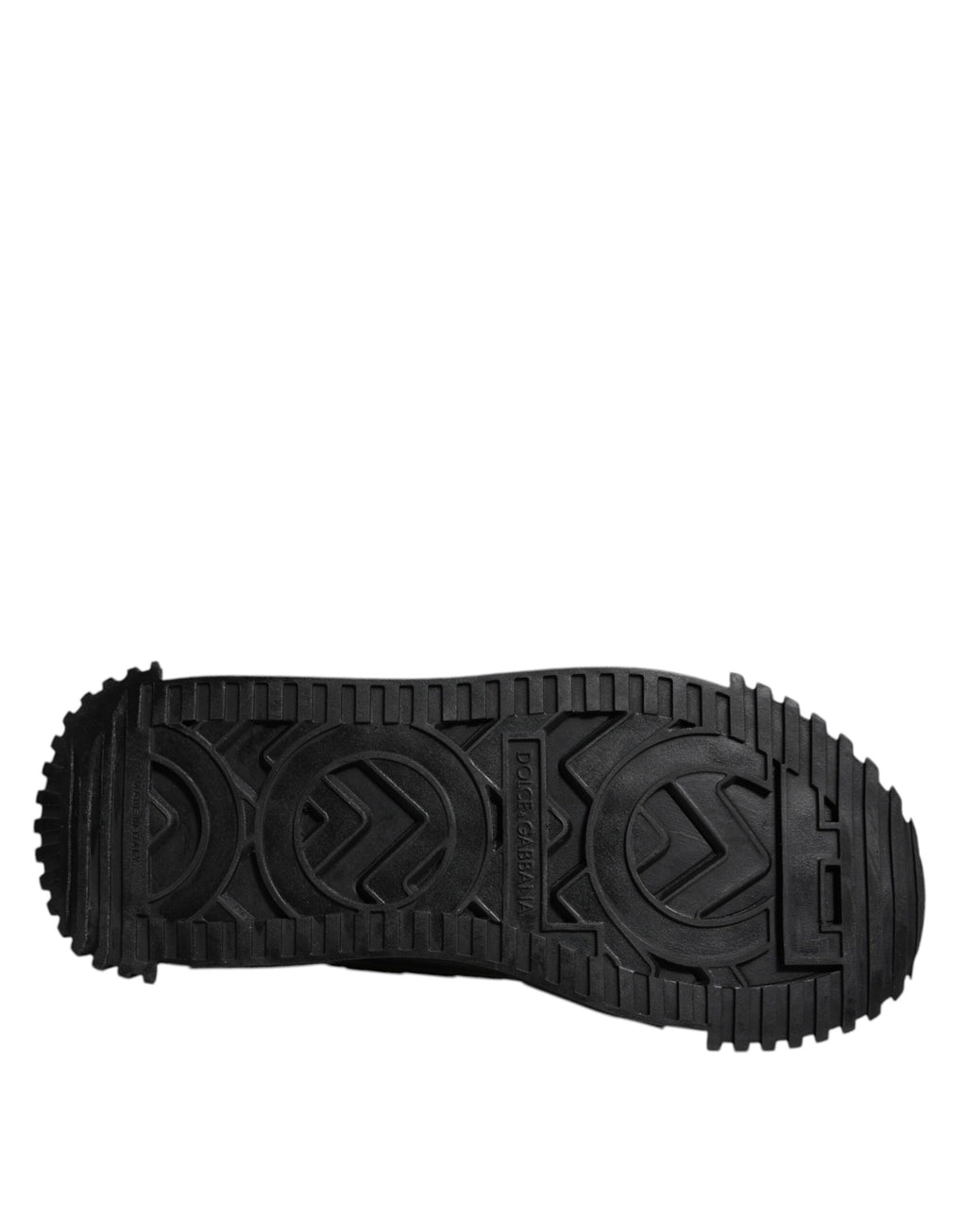 Dolce & Gabbana Black Nylon Low Top NS1 Sneakers Shoes