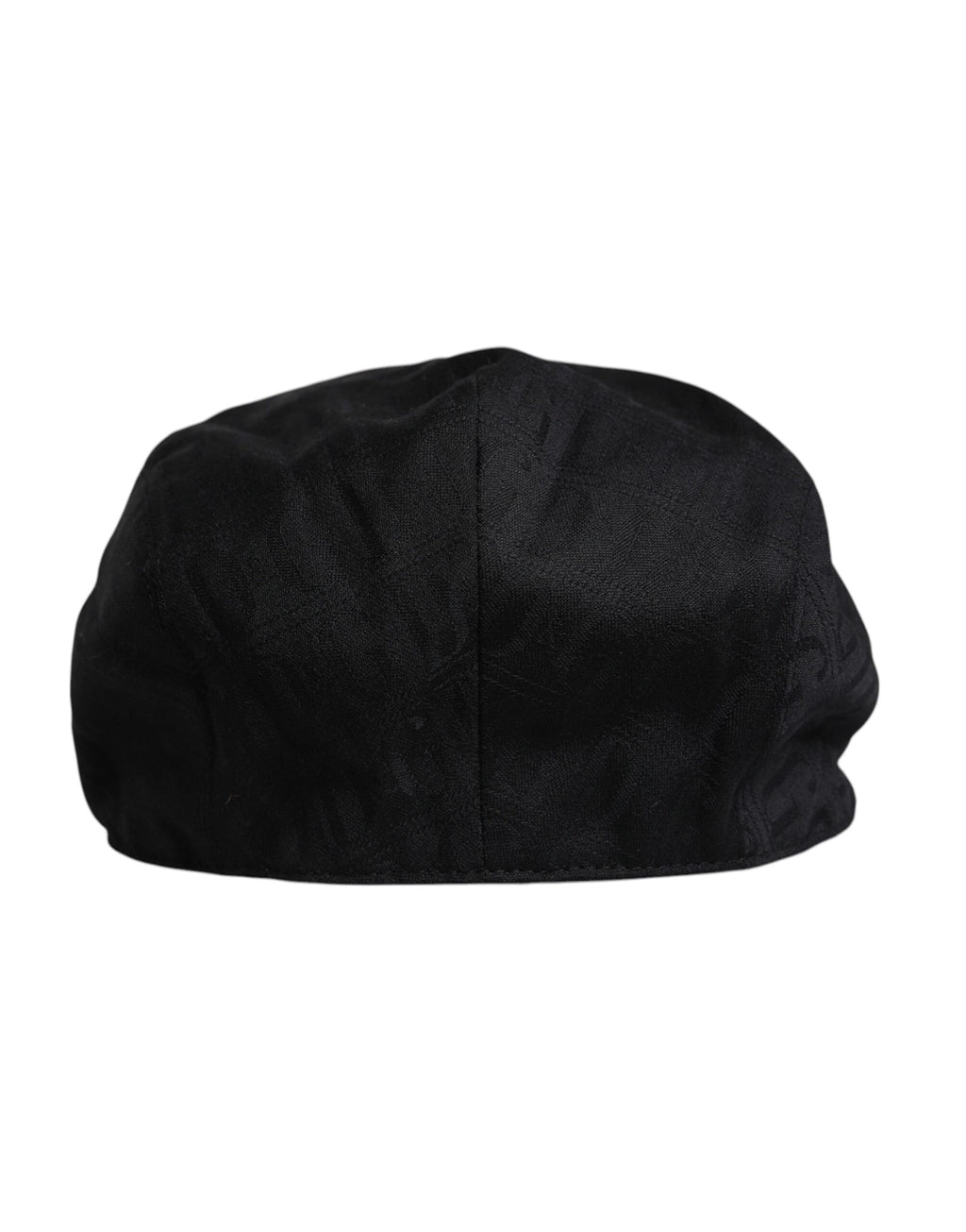 Dolce & Gabbana Black Wool Newsboy Capello Cabbie Hat