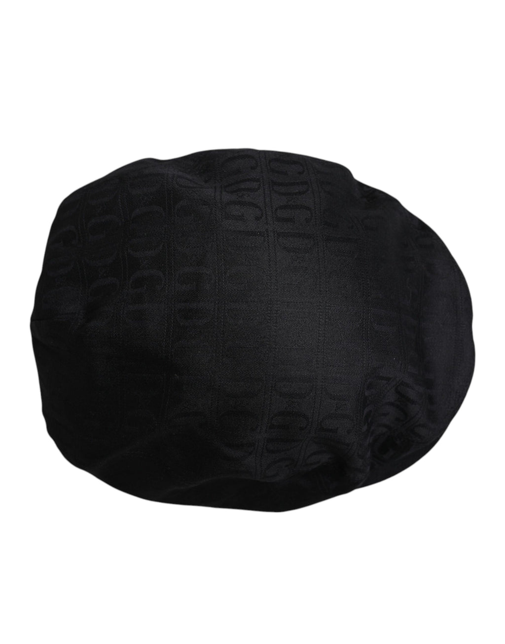 Dolce & Gabbana Black Wool Newsboy Capello Cabbie Hat