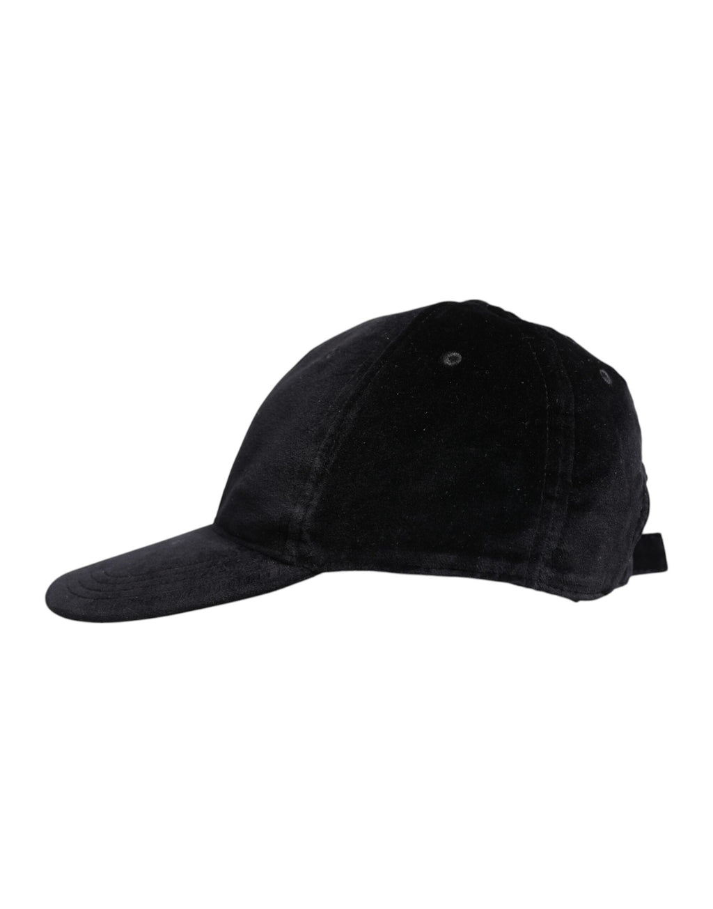 Dolce & Gabbana Black Cotton 6 Panels Baseball Cap