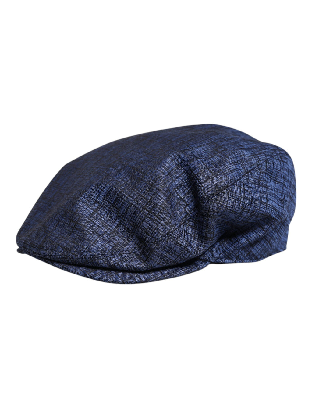 Dolce & Gabbana Blue Cotton Stretch Newsboy Hat