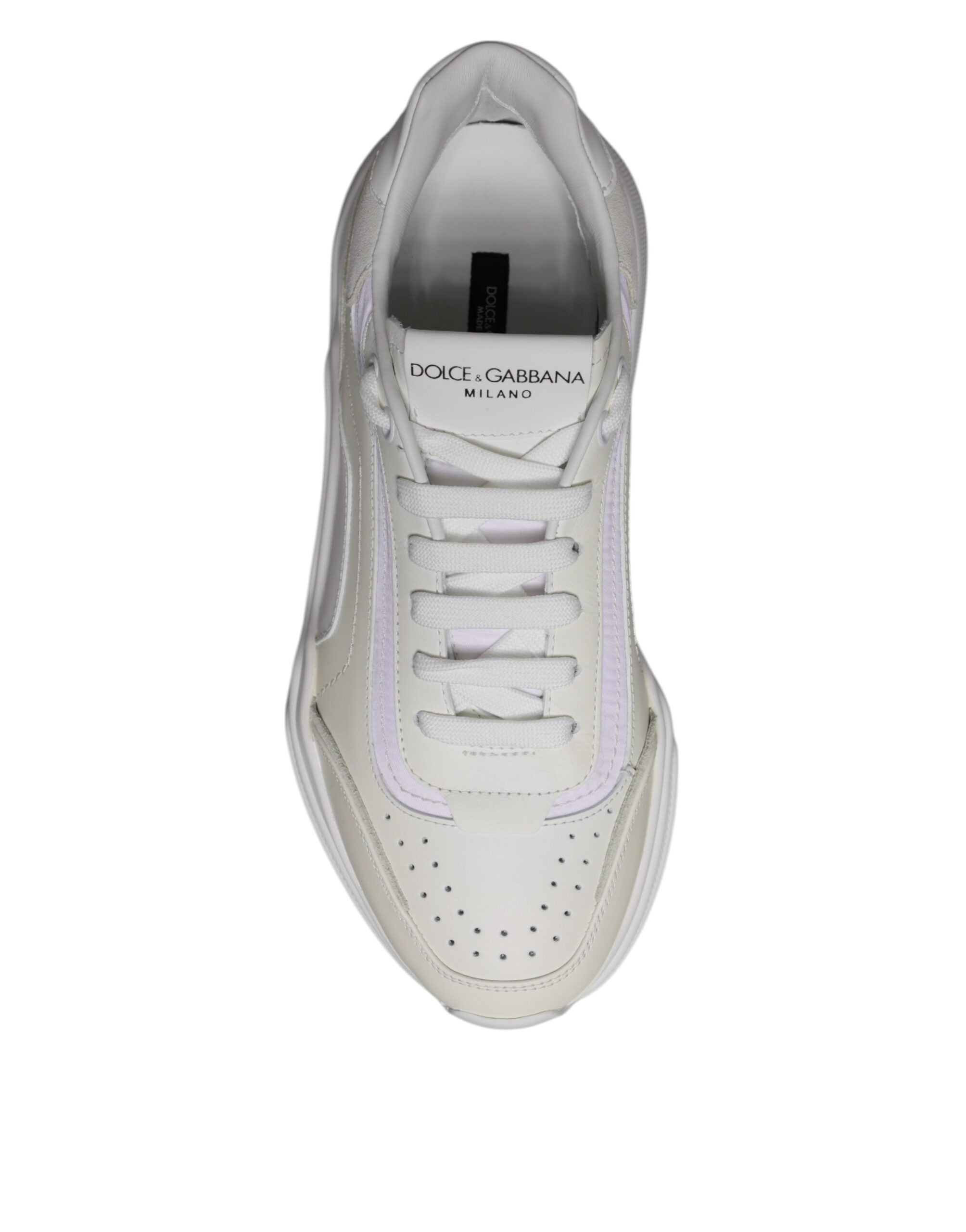 Dolce & Gabbana White Daymaster Low Top Sneakers Shoes