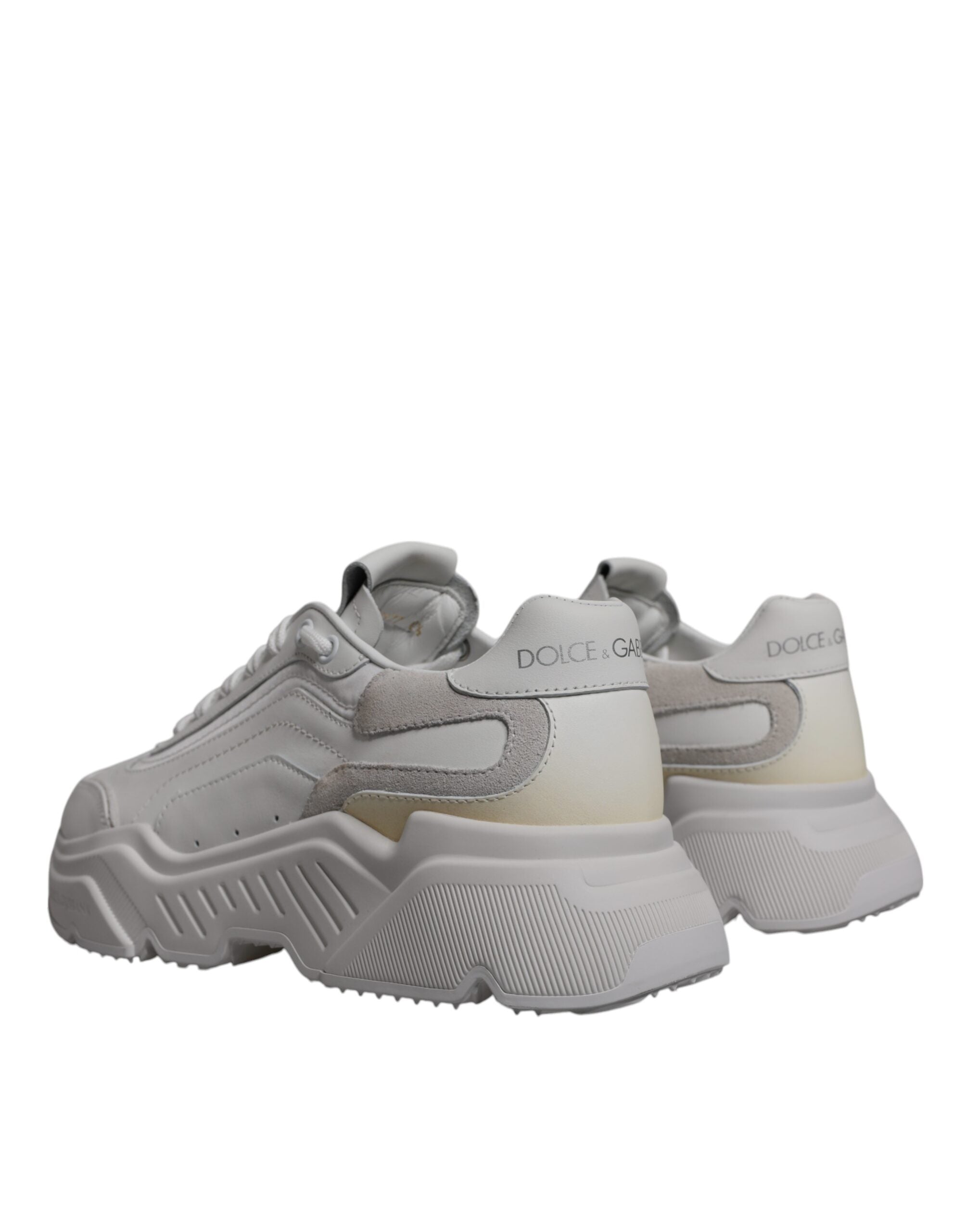 Dolce & Gabbana White Daymaster Low Top Sneakers Shoes