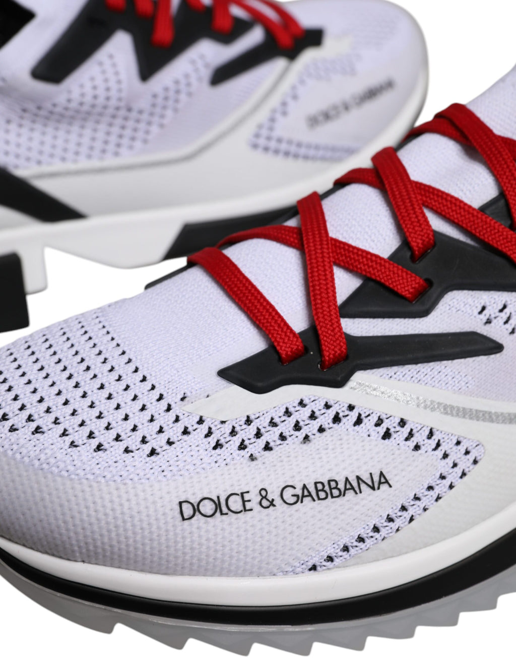 Dolce & Gabbana White SORRENTO Sport Stretch Sneakers Shoes
