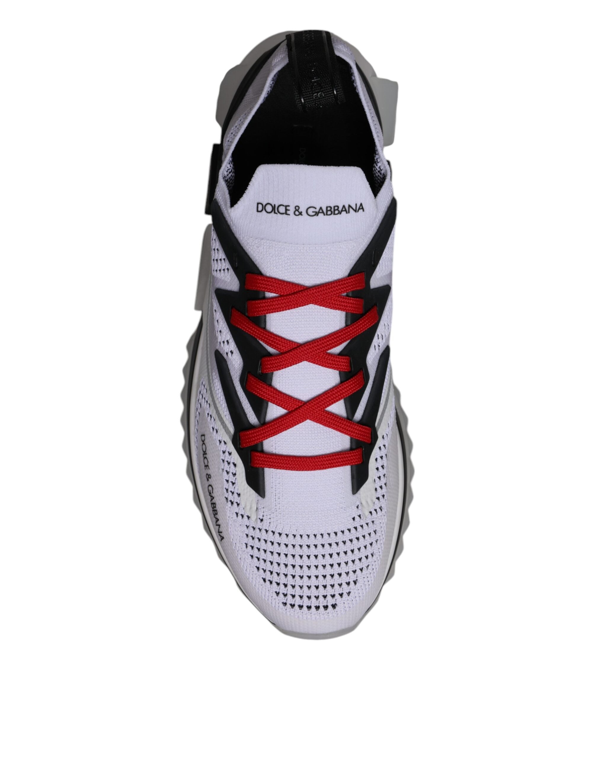 Dolce & Gabbana White SORRENTO Sport Stretch Sneakers Shoes