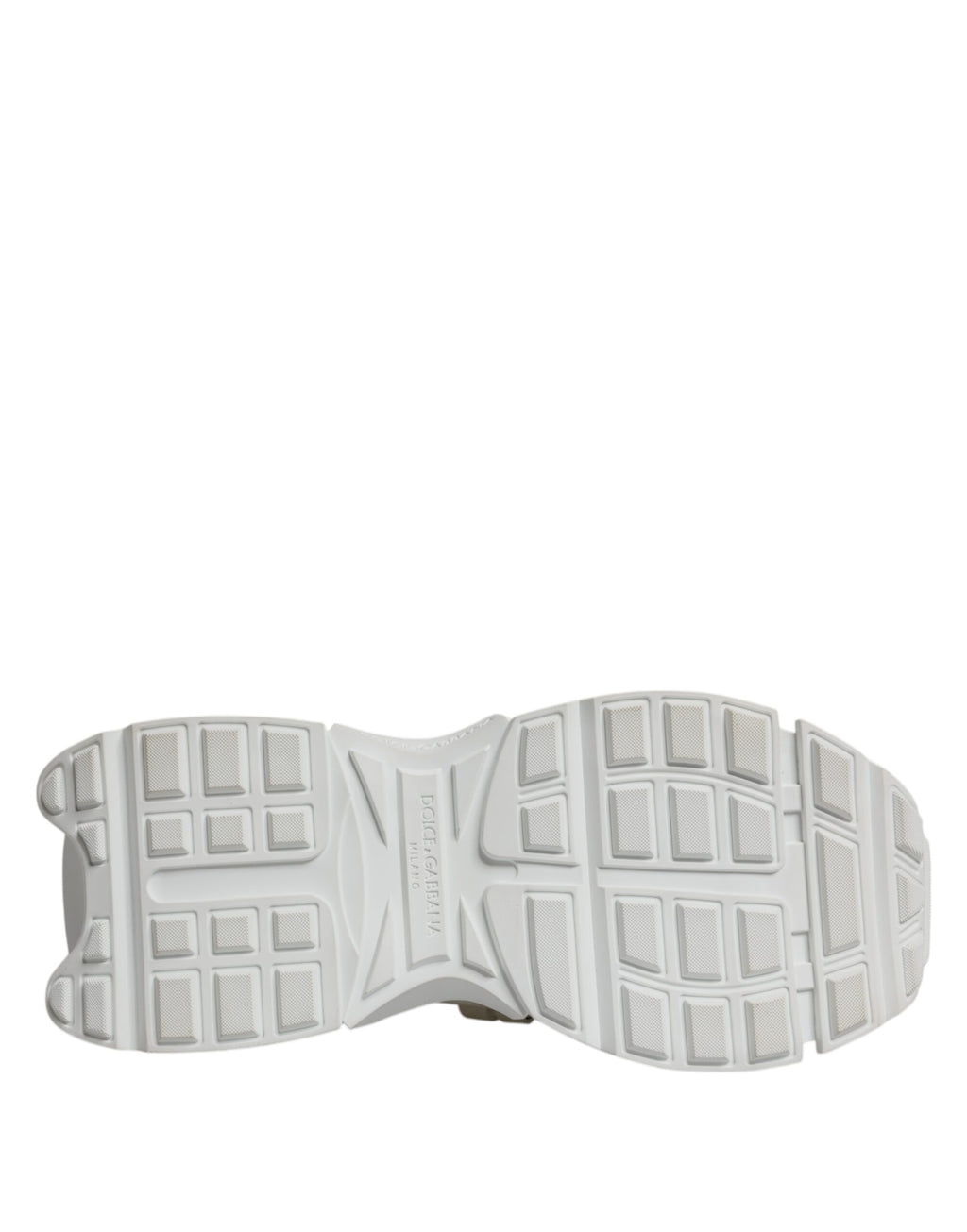 Dolce & Gabbana White Nylon Low Top Space Sneakers Shoes