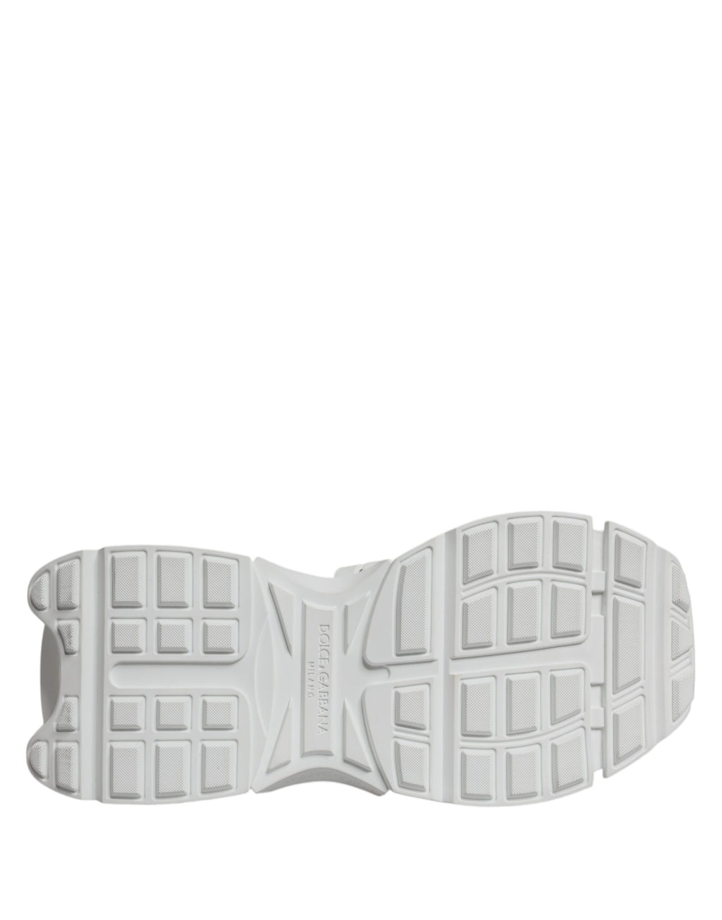 Dolce & Gabbana White Nylon Low Top Space Men Sneakers Shoes