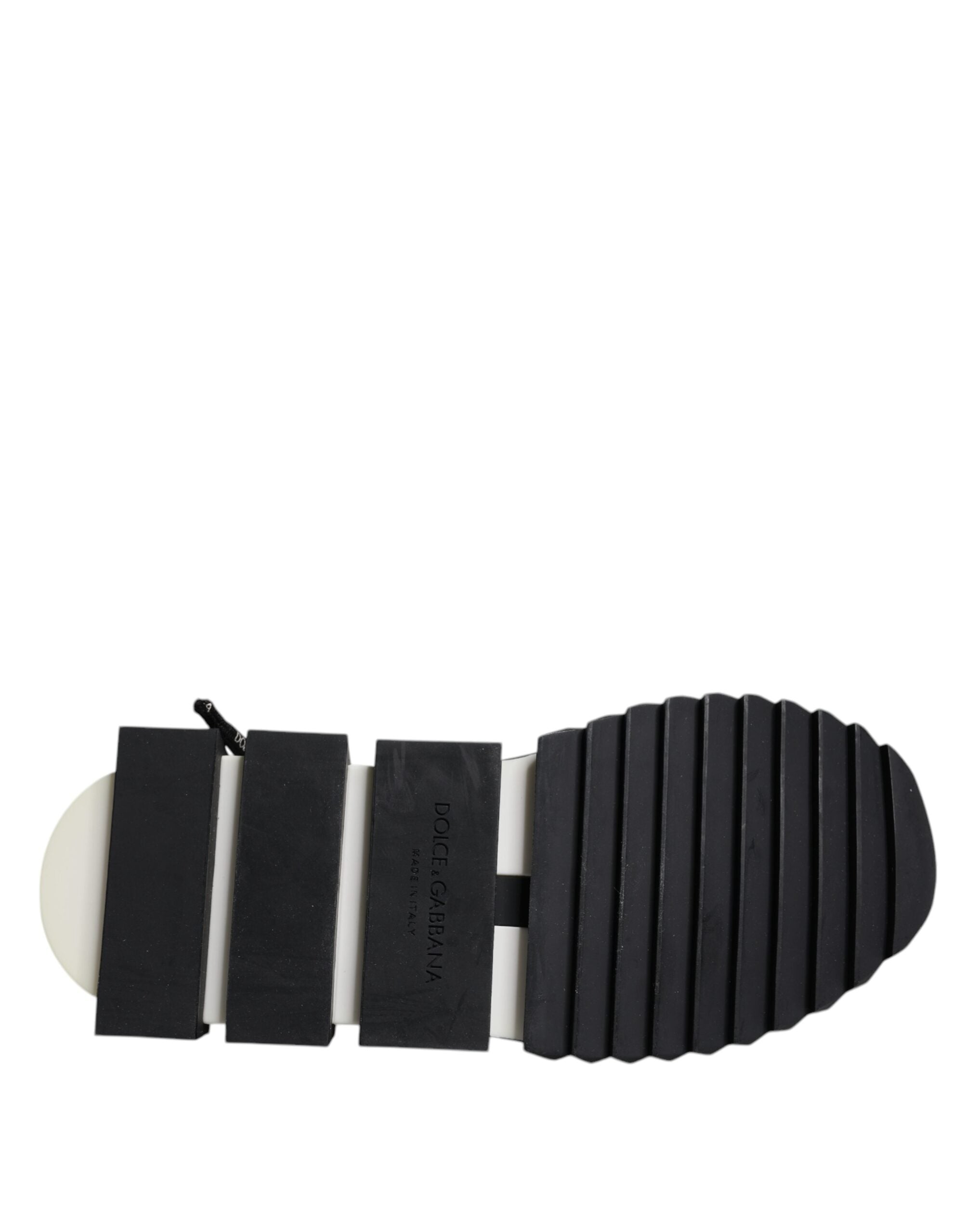 Dolce & Gabbana Black Mesh Sorrento Trekking Sneakers Shoes