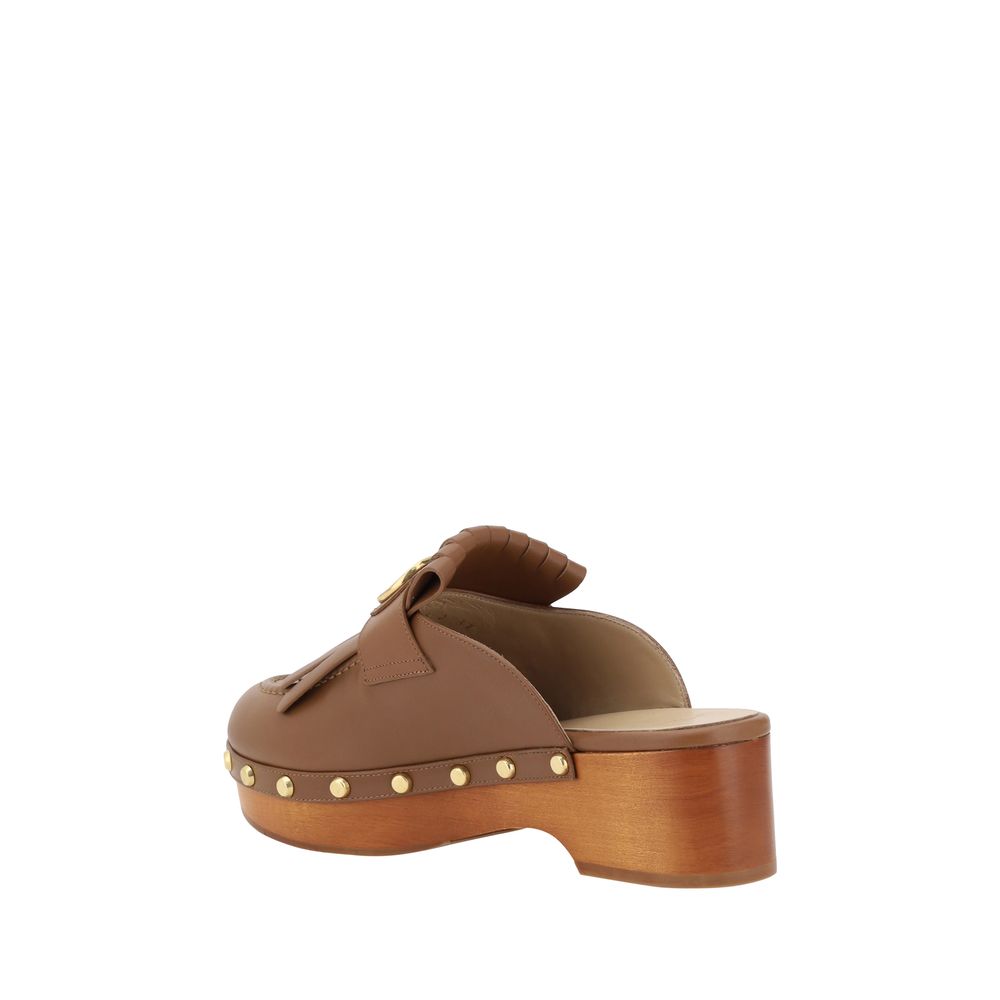 Valentino Garavani Leather Mules