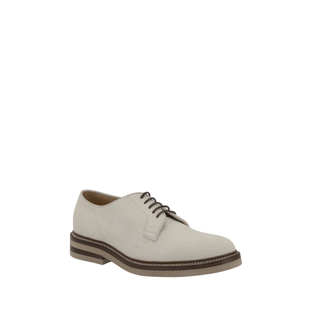Brunello Cucinelli Suede Derby lace-up Shoes
