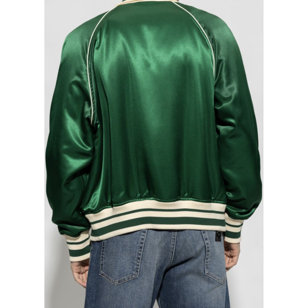 Dolce & Gabbana Green Polyester Jacket