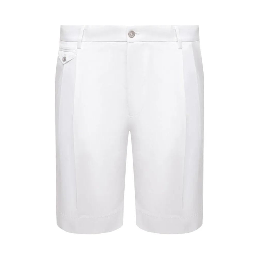Dolce & Gabbana White Cotton Short