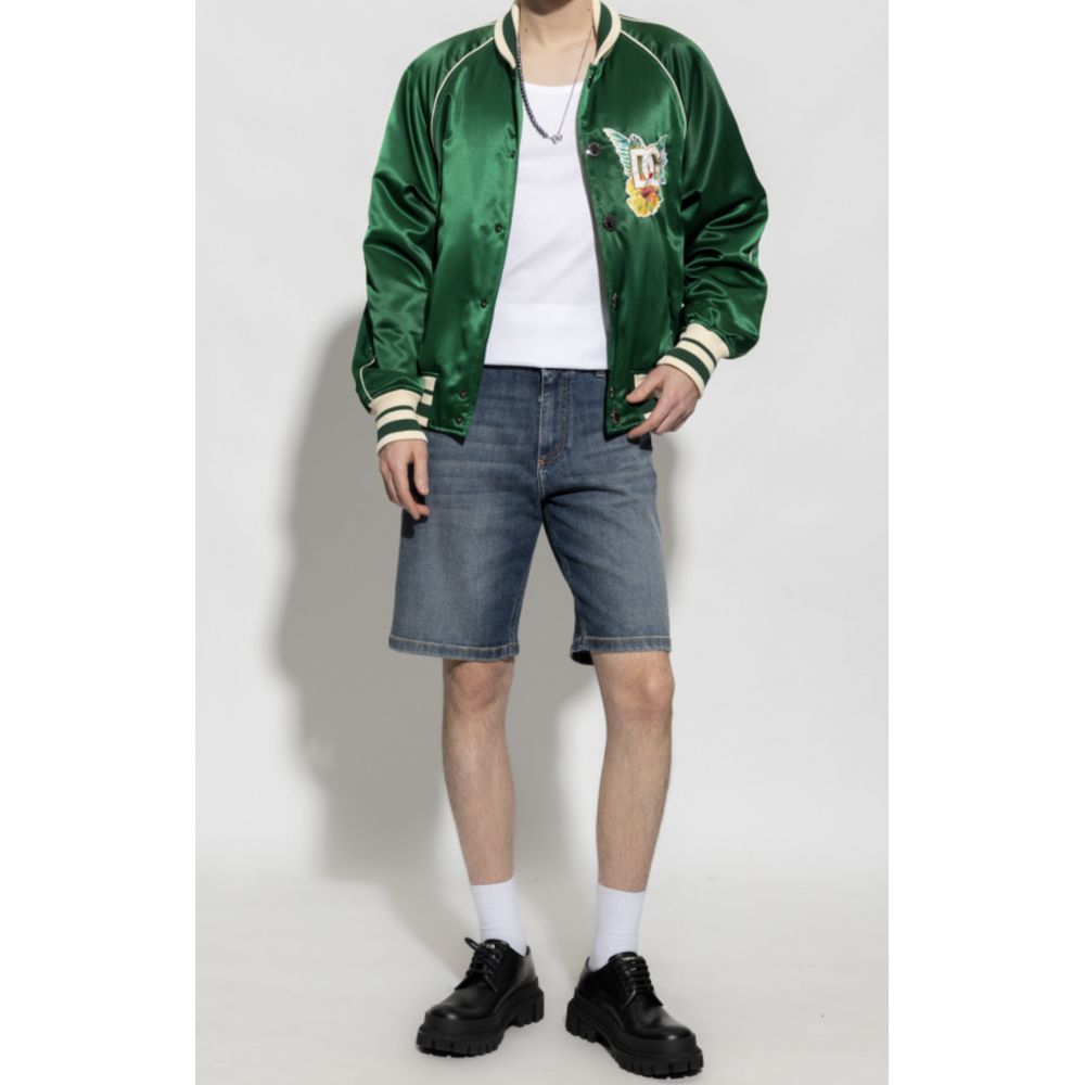 Dolce & Gabbana Green Polyester Jacket