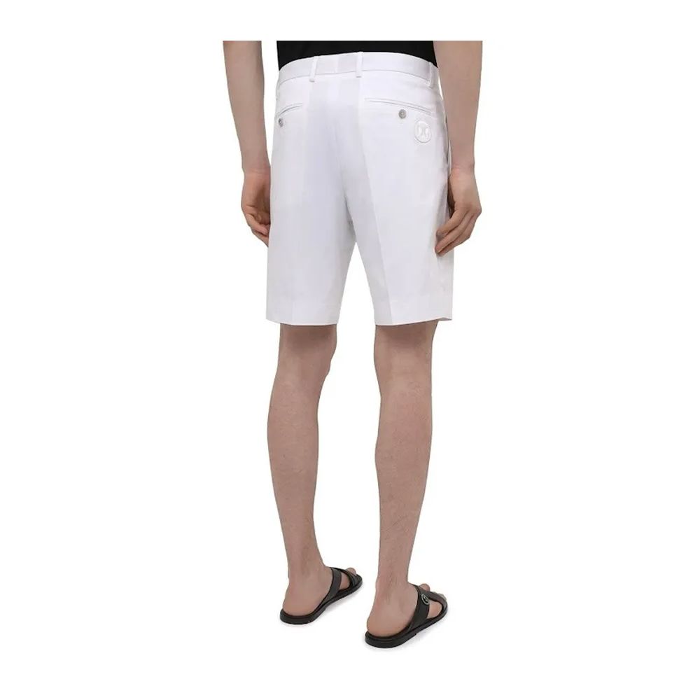 Dolce & Gabbana White Cotton Short