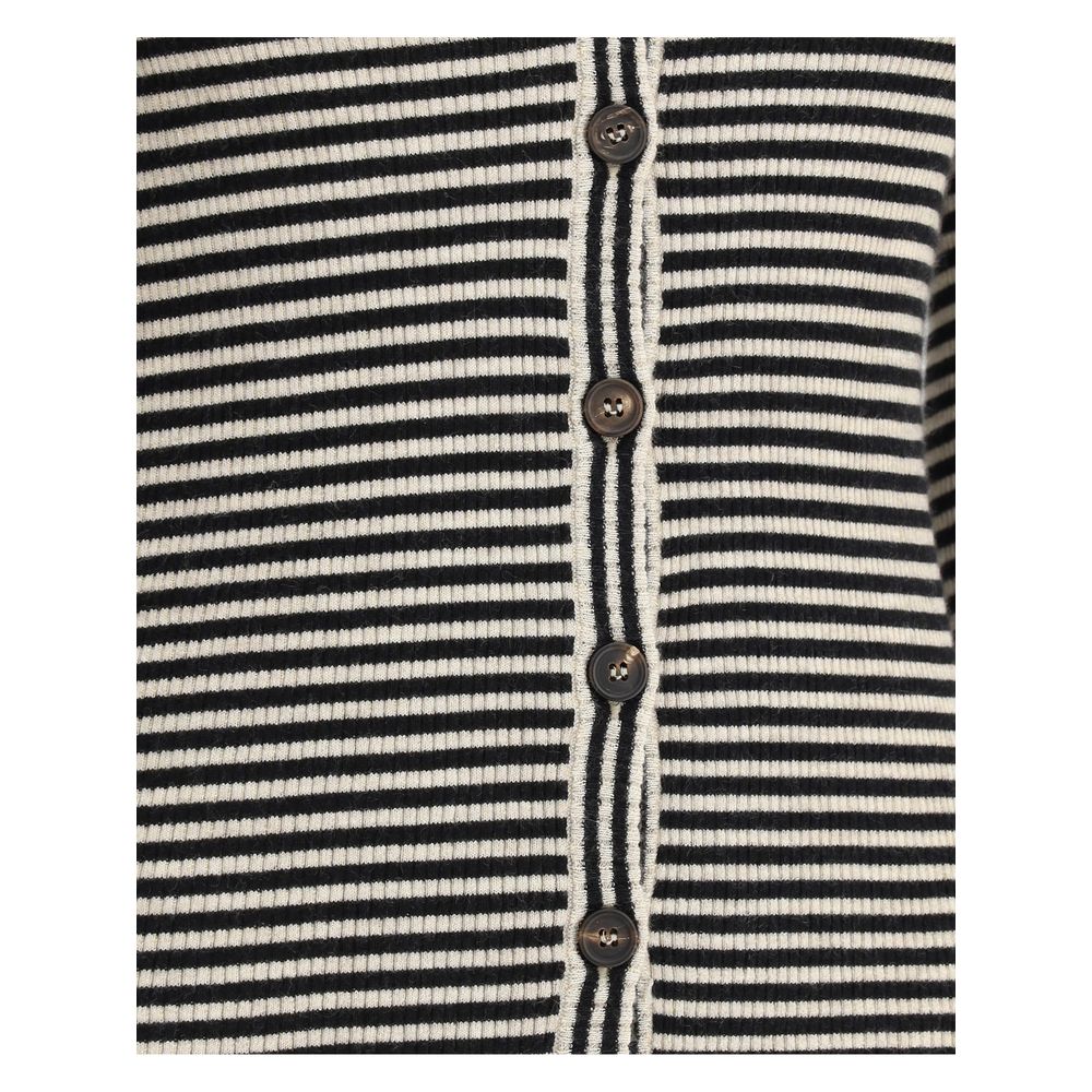 Brunello Cucinelli Striped Cardigan