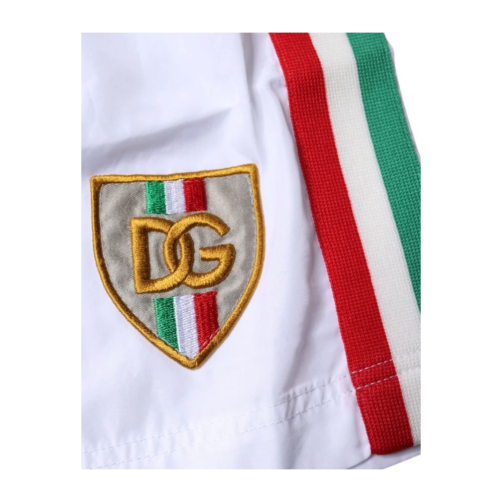 Dolce & Gabbana White Polyester Swimwear