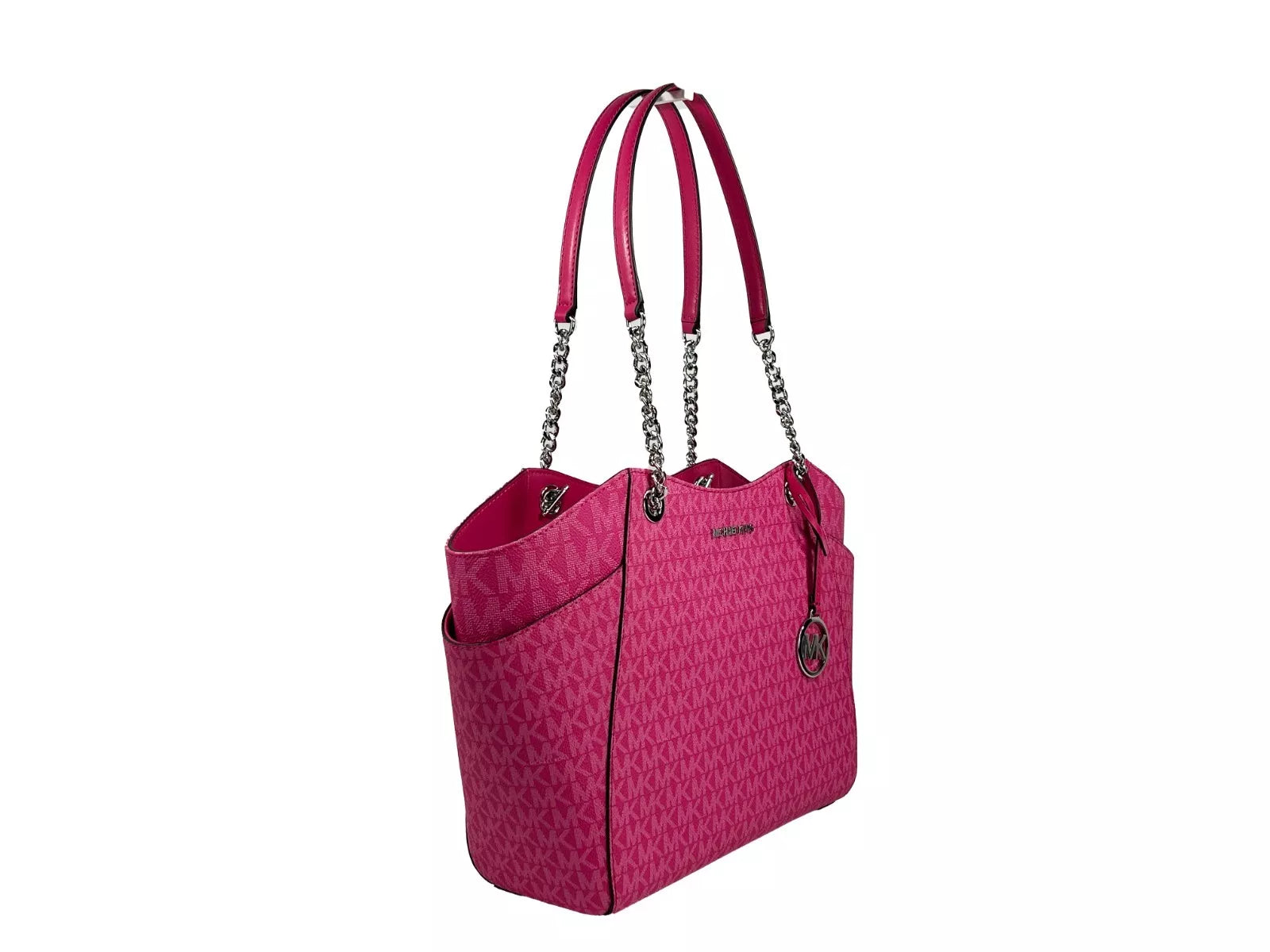 Michael Kors Jet Set Large Chain Shoulder Tote Bag Dragon Fruit