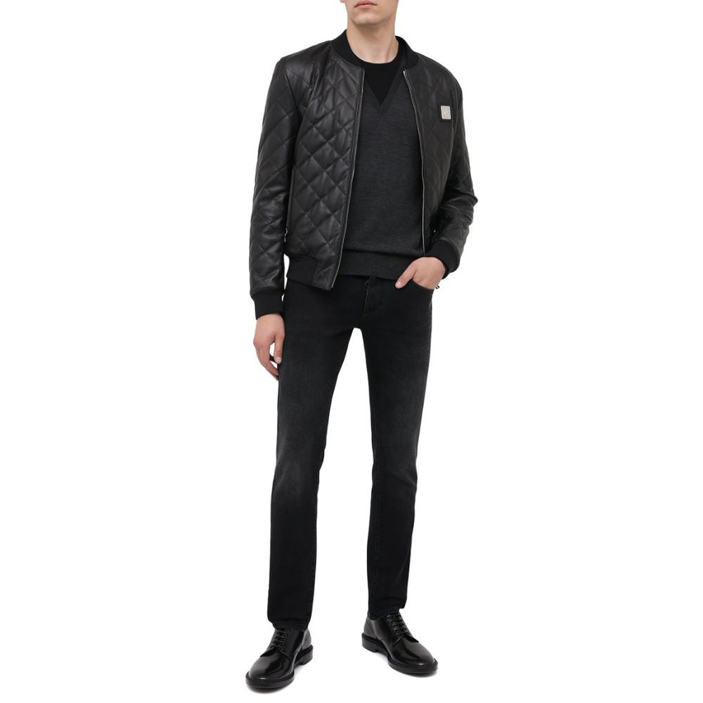 Dolce & Gabbana Gray Wool Sweater