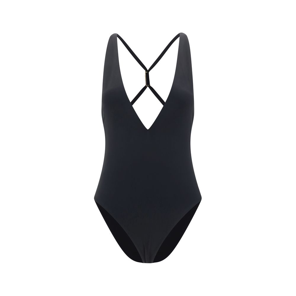 Versace Safety Pin One Piece Swimsuit