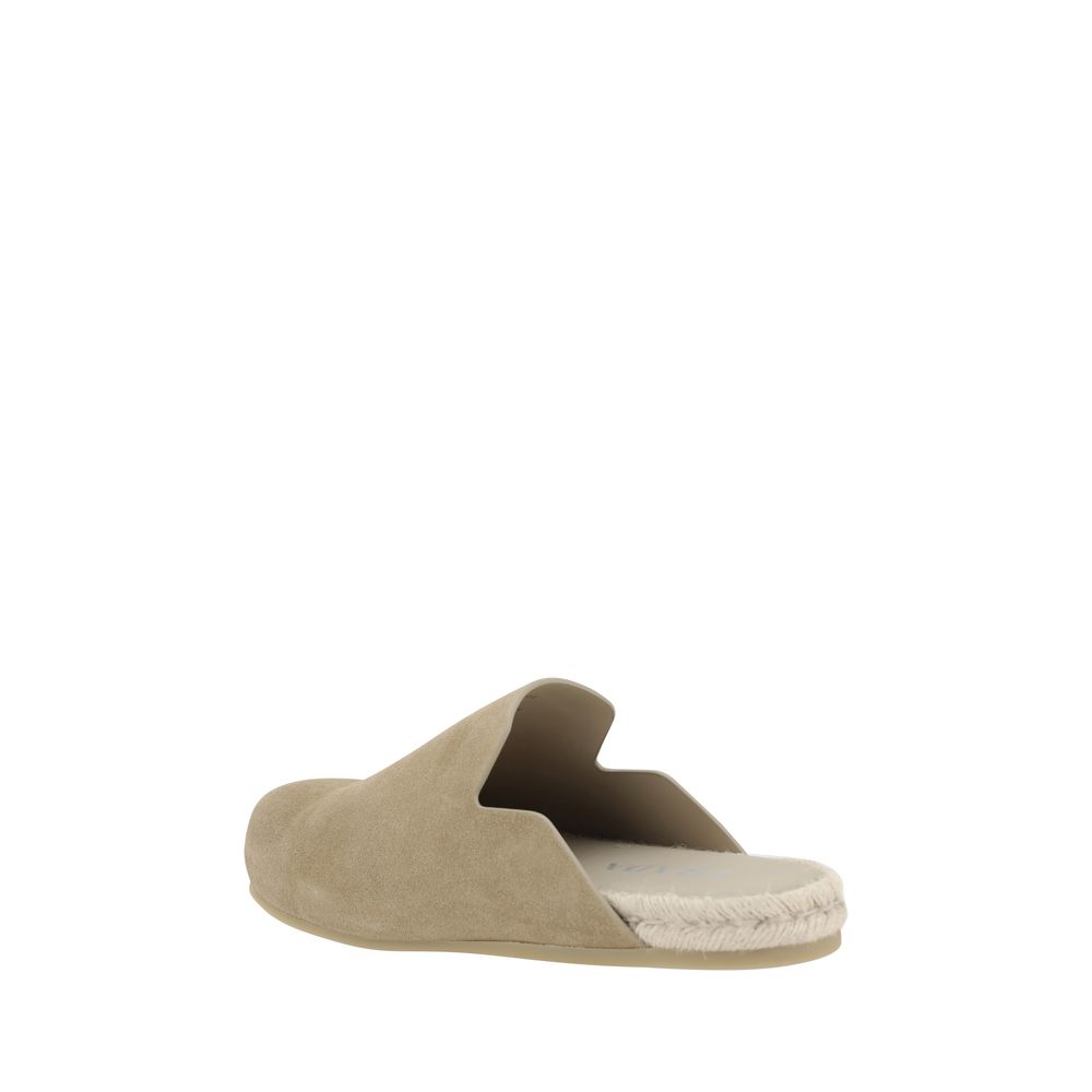 Prada Suede leather Sabots