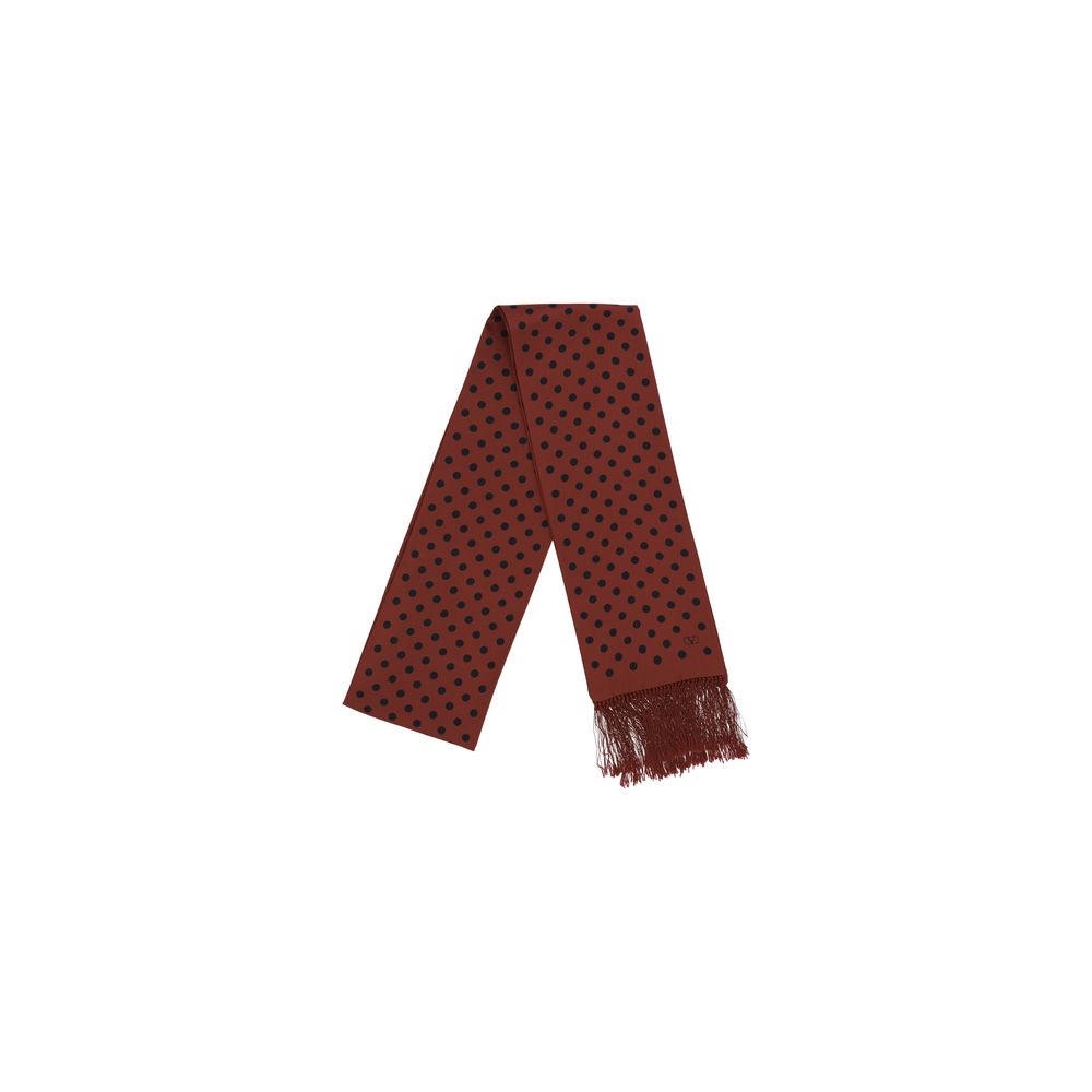 Valentino Garavani Polka-dot pattern Silk Scarf