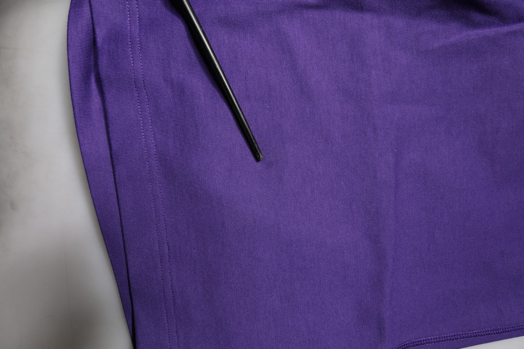 Dolce & Gabbana Purple Cotton Men Bermuda Sweatshorts Shorts