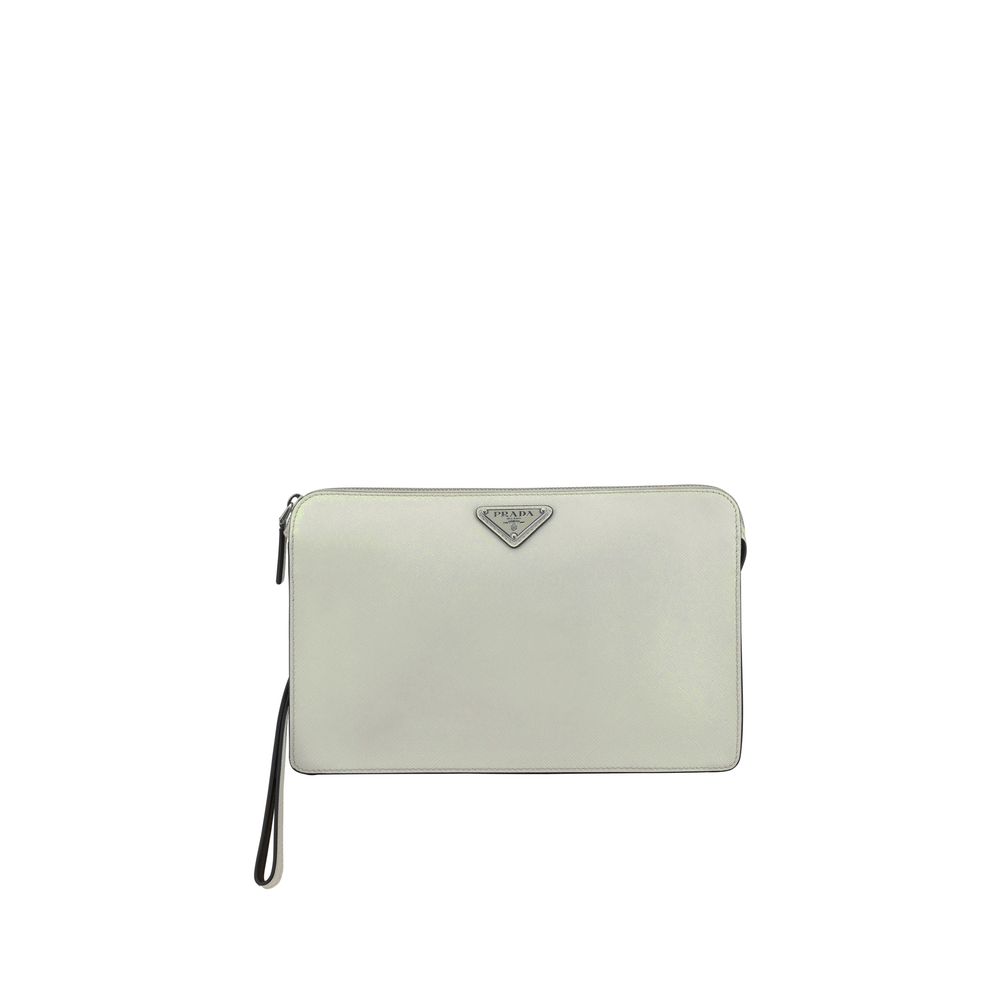 Prada Leather Pouch Bag